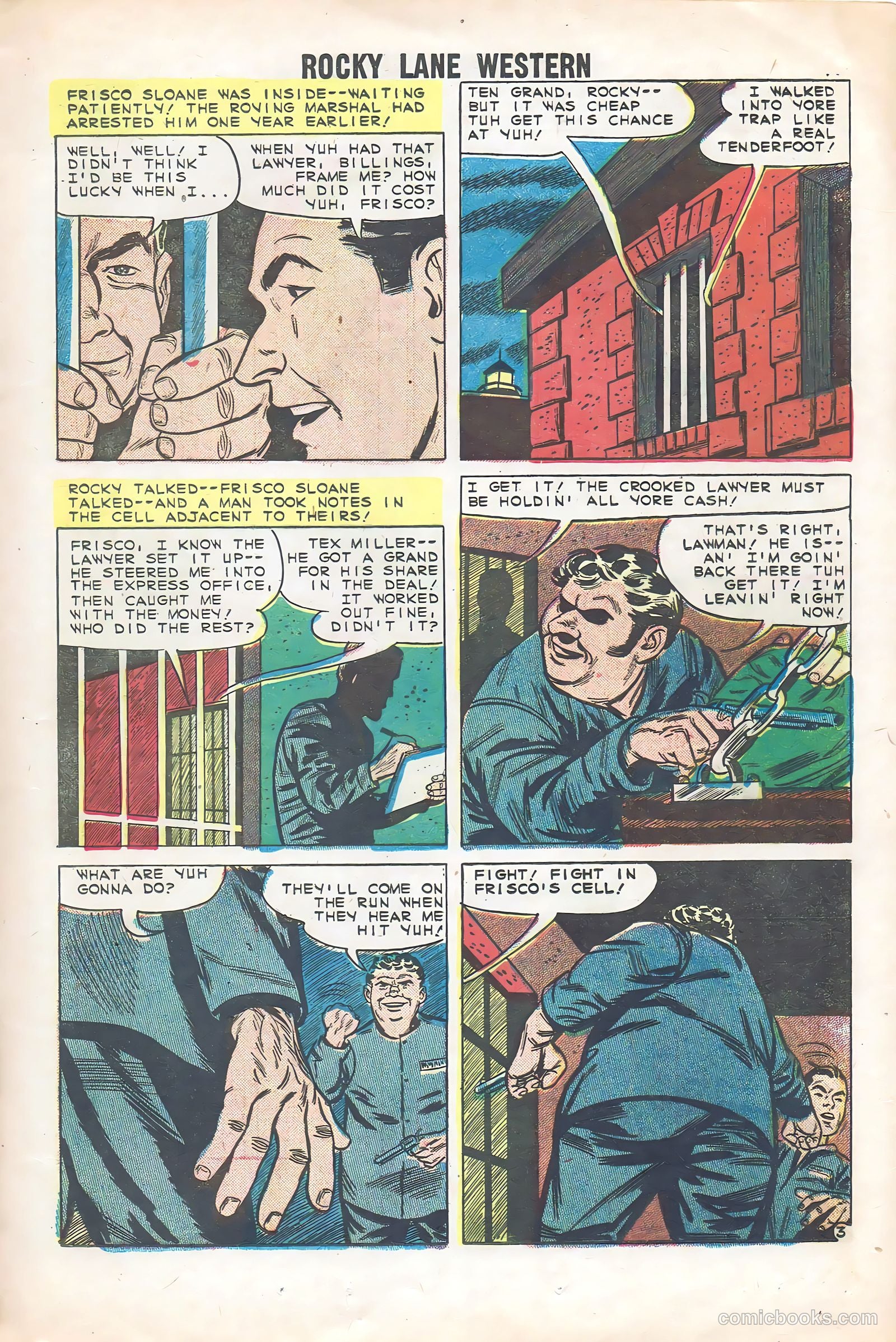 Rocky Lane Western #85 — page 17 of 36