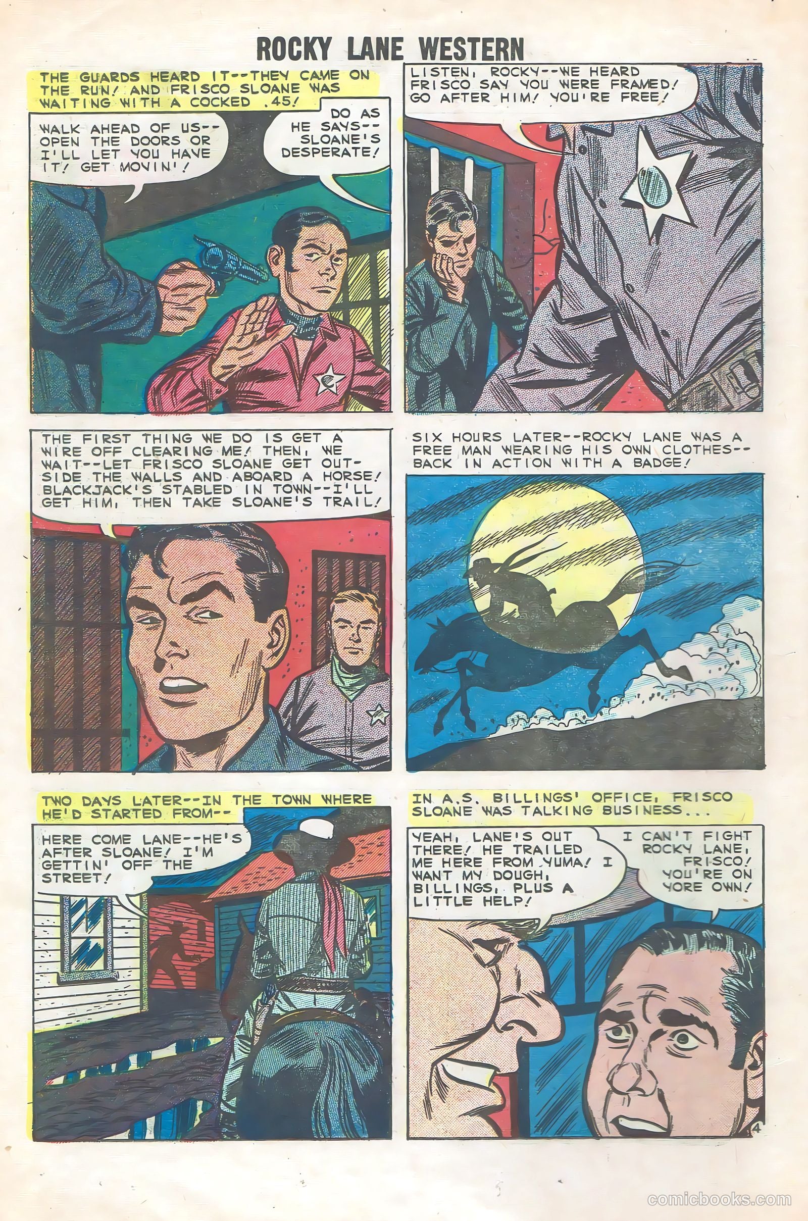 Rocky Lane Western #85 — page 18 of 36