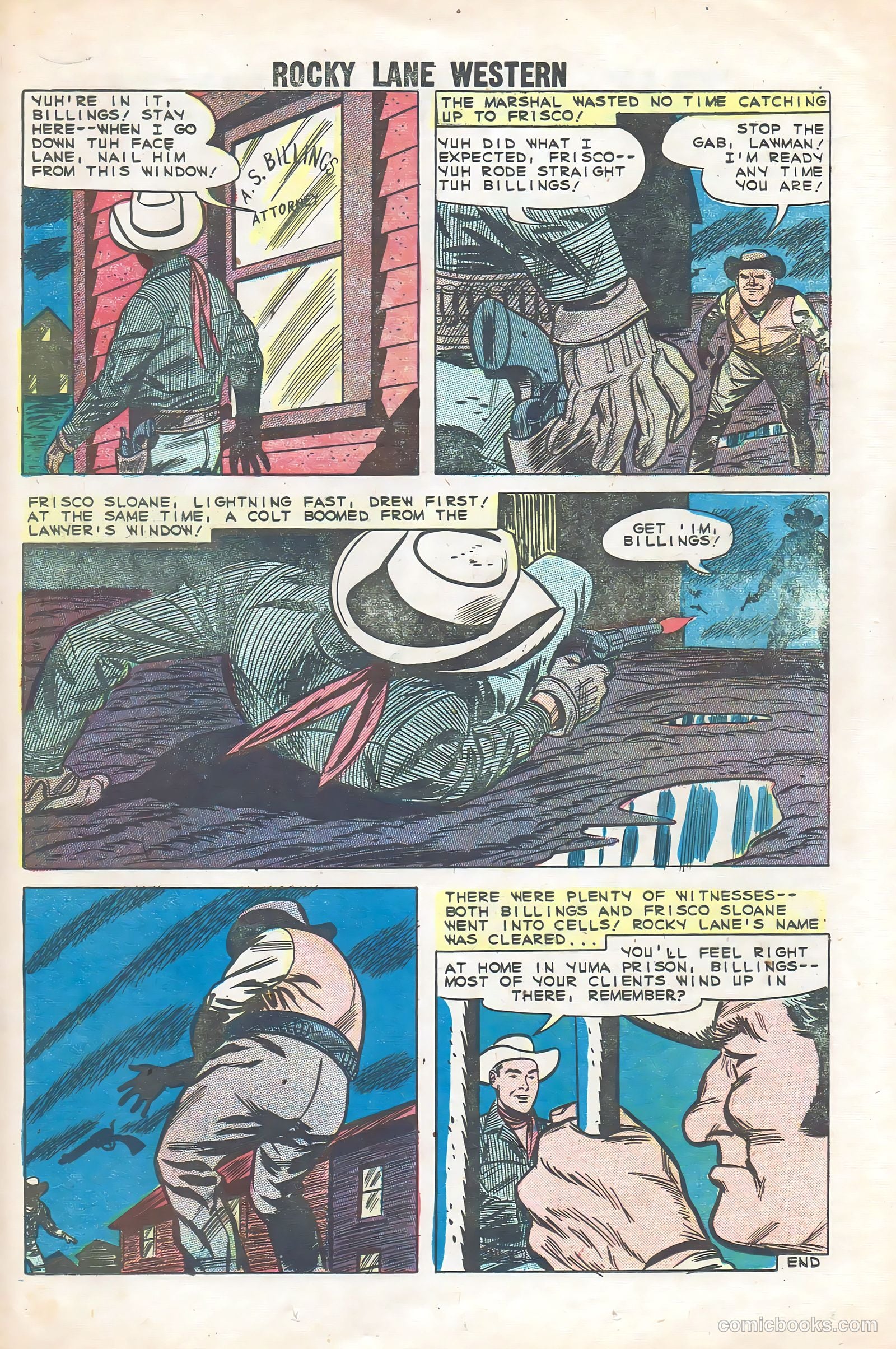 Rocky Lane Western #85 — page 19 of 36