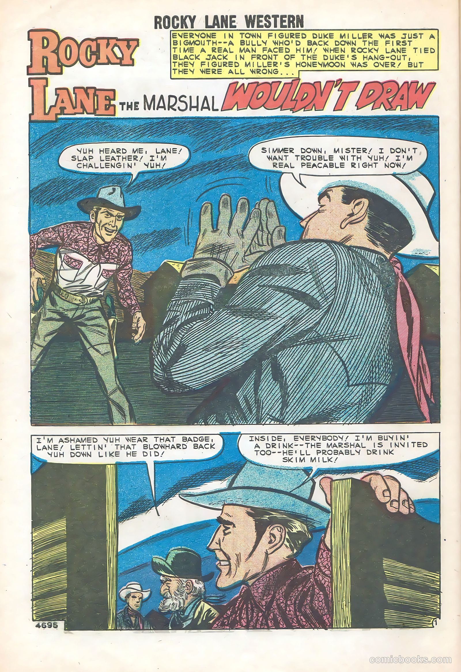Rocky Lane Western #85 — page 28 of 36