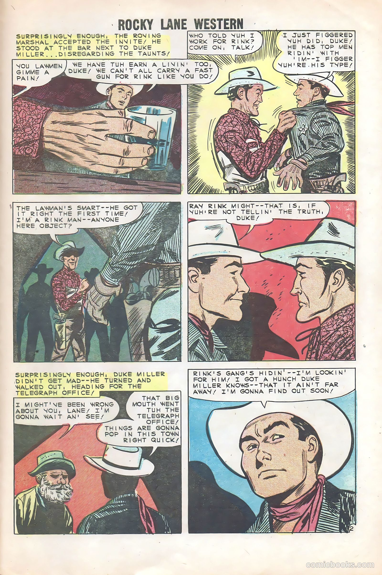 Rocky Lane Western #85 — page 29 of 36