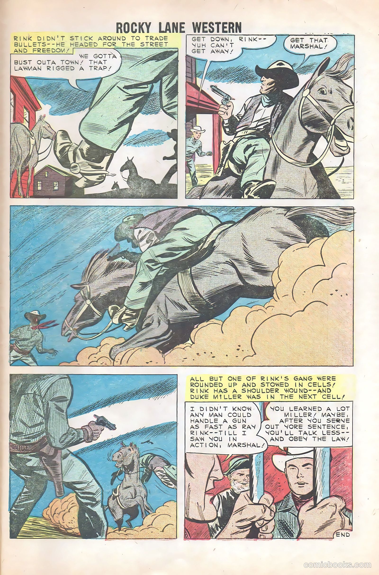 Rocky Lane Western #85 — page 33 of 36