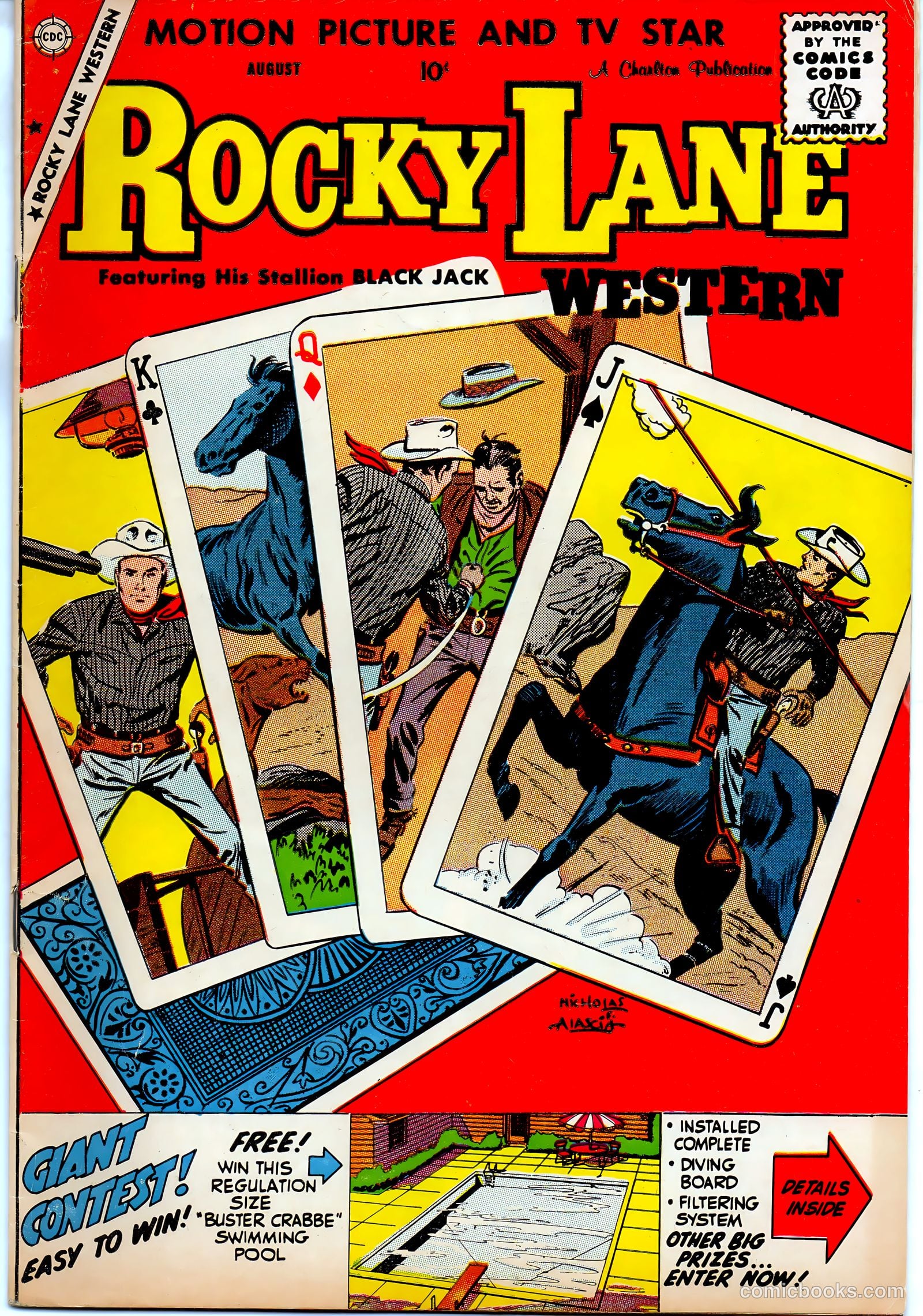 Rocky Lane Western #86 — page 1 of 36