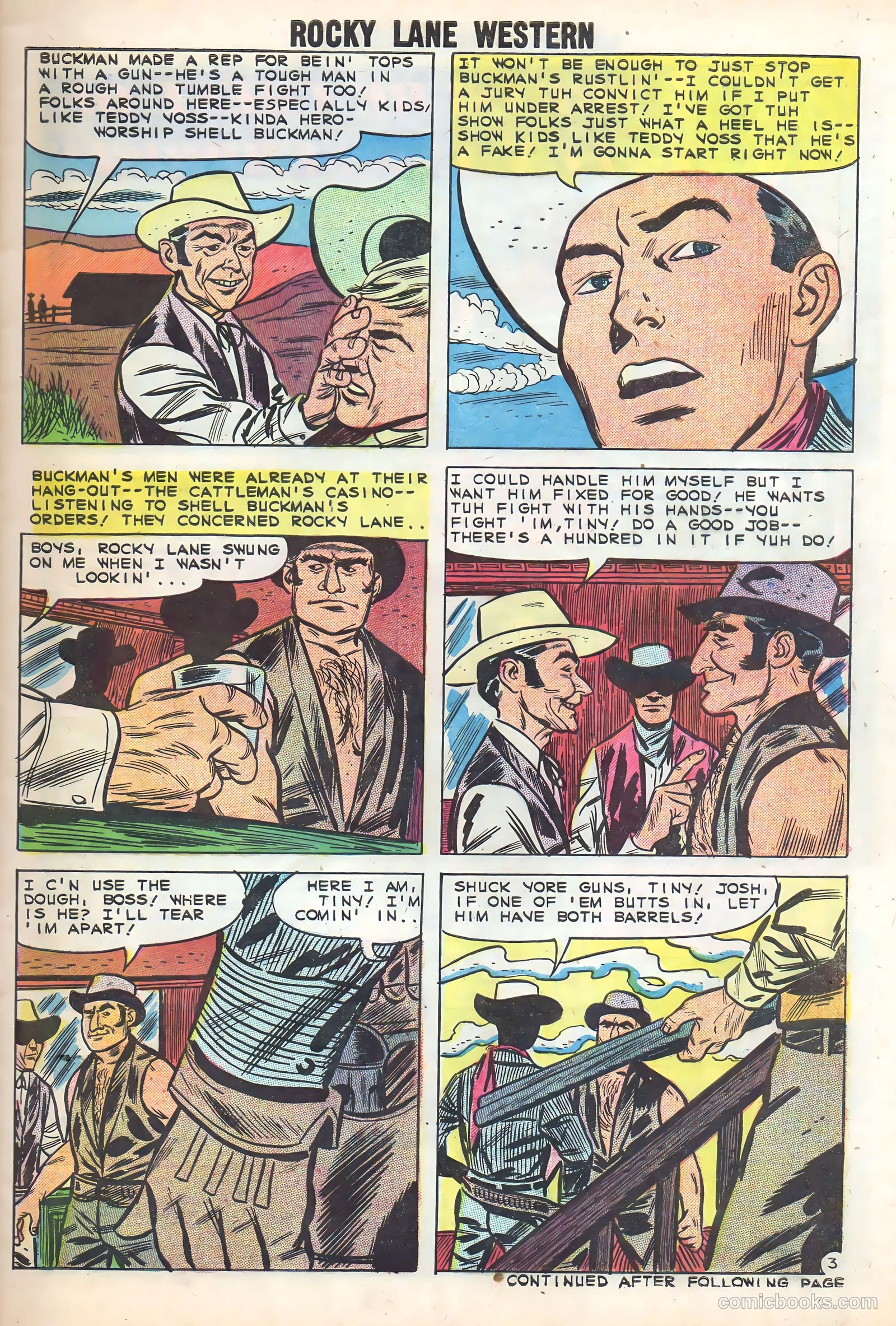 Rocky Lane Western #86 — page 5 of 36