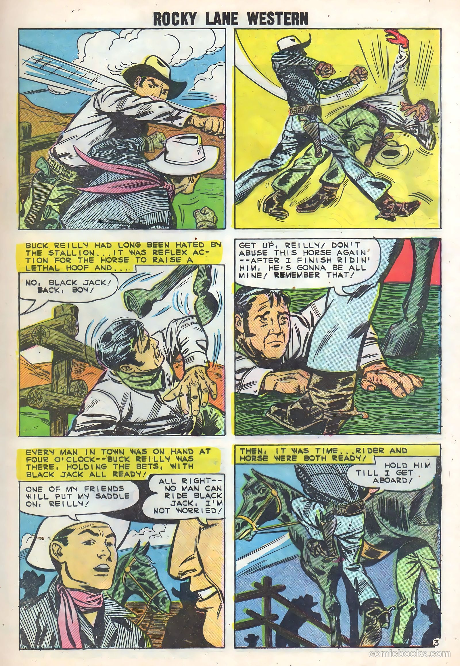 Rocky Lane Western #86 — page 13 of 36