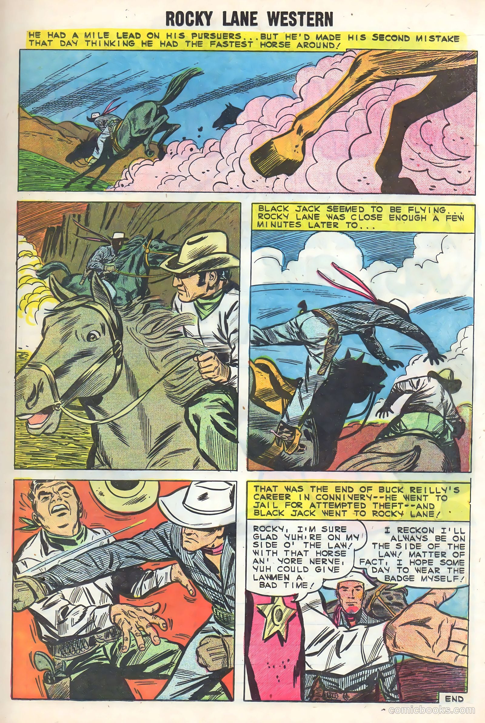 Rocky Lane Western #86 — page 17 of 36