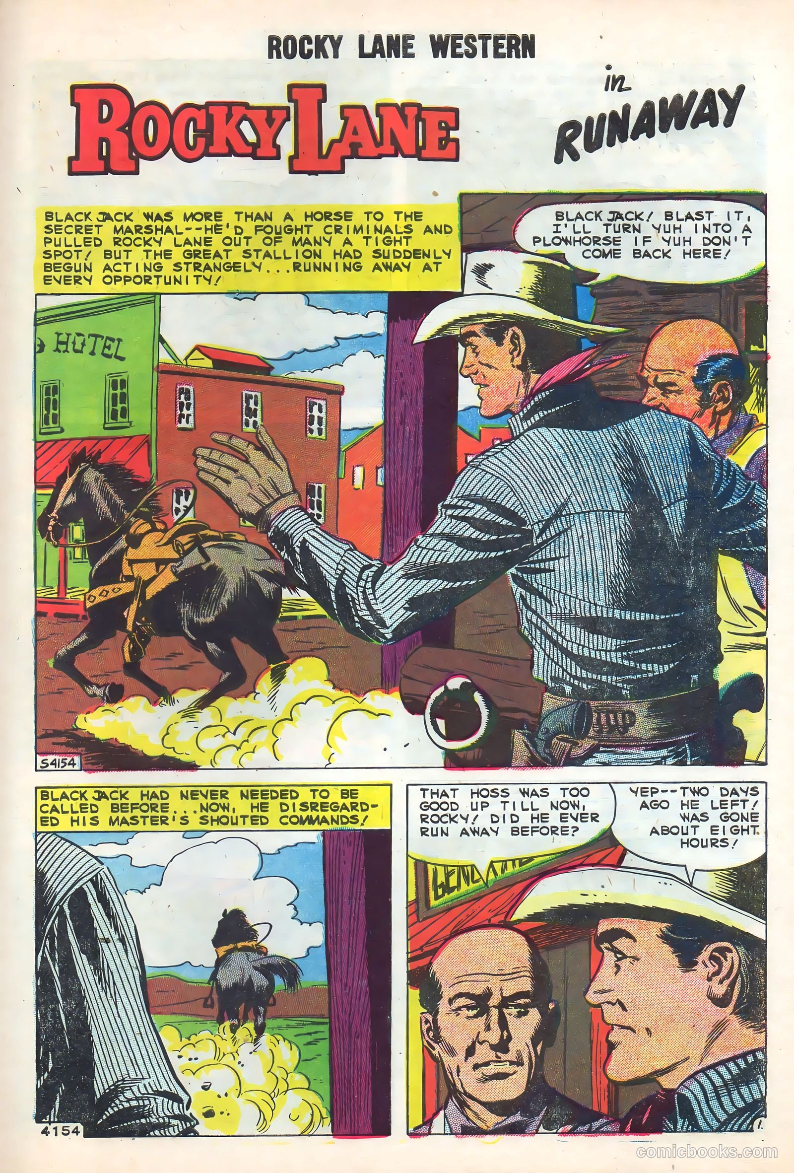 Rocky Lane Western #86 — page 27 of 36