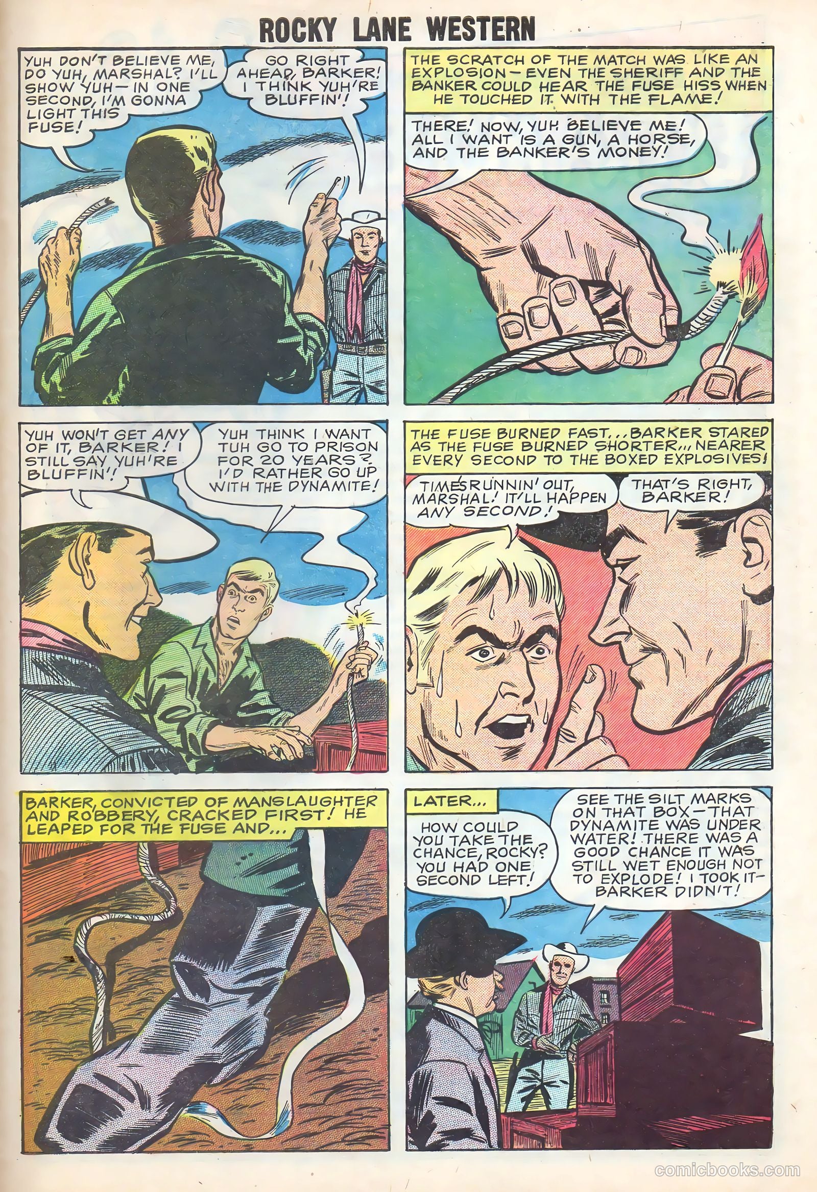 Rocky Lane Western #86 — page 33 of 36