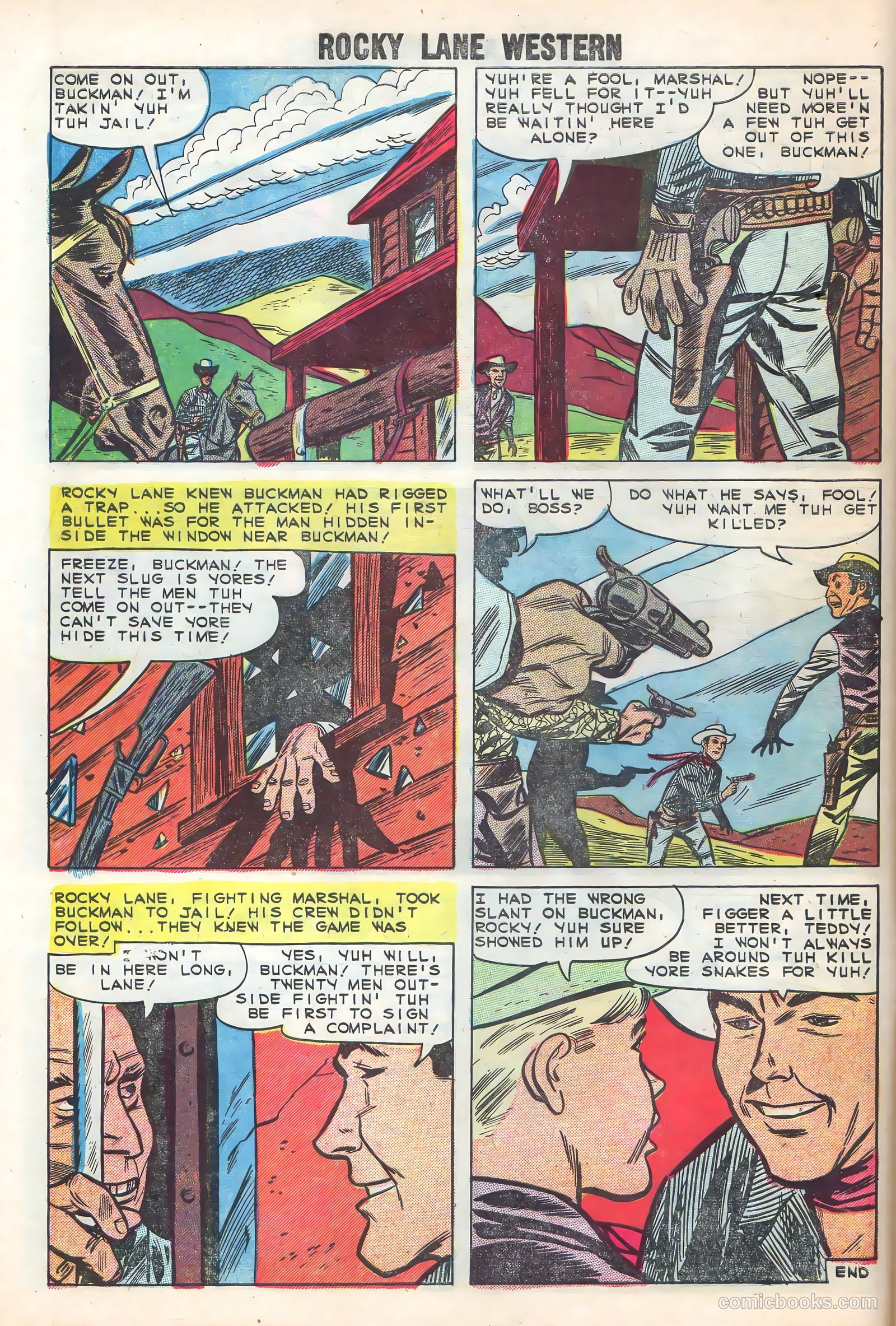 Rocky Lane Western #86 — page 10 of 36