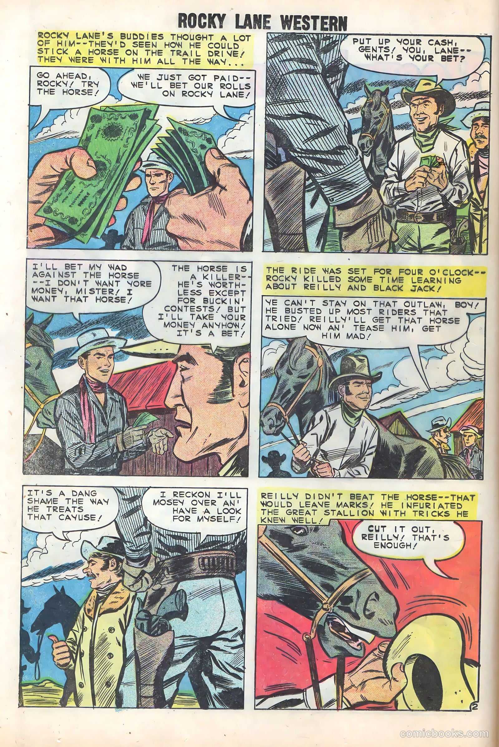 Rocky Lane Western #86 — page 12 of 36