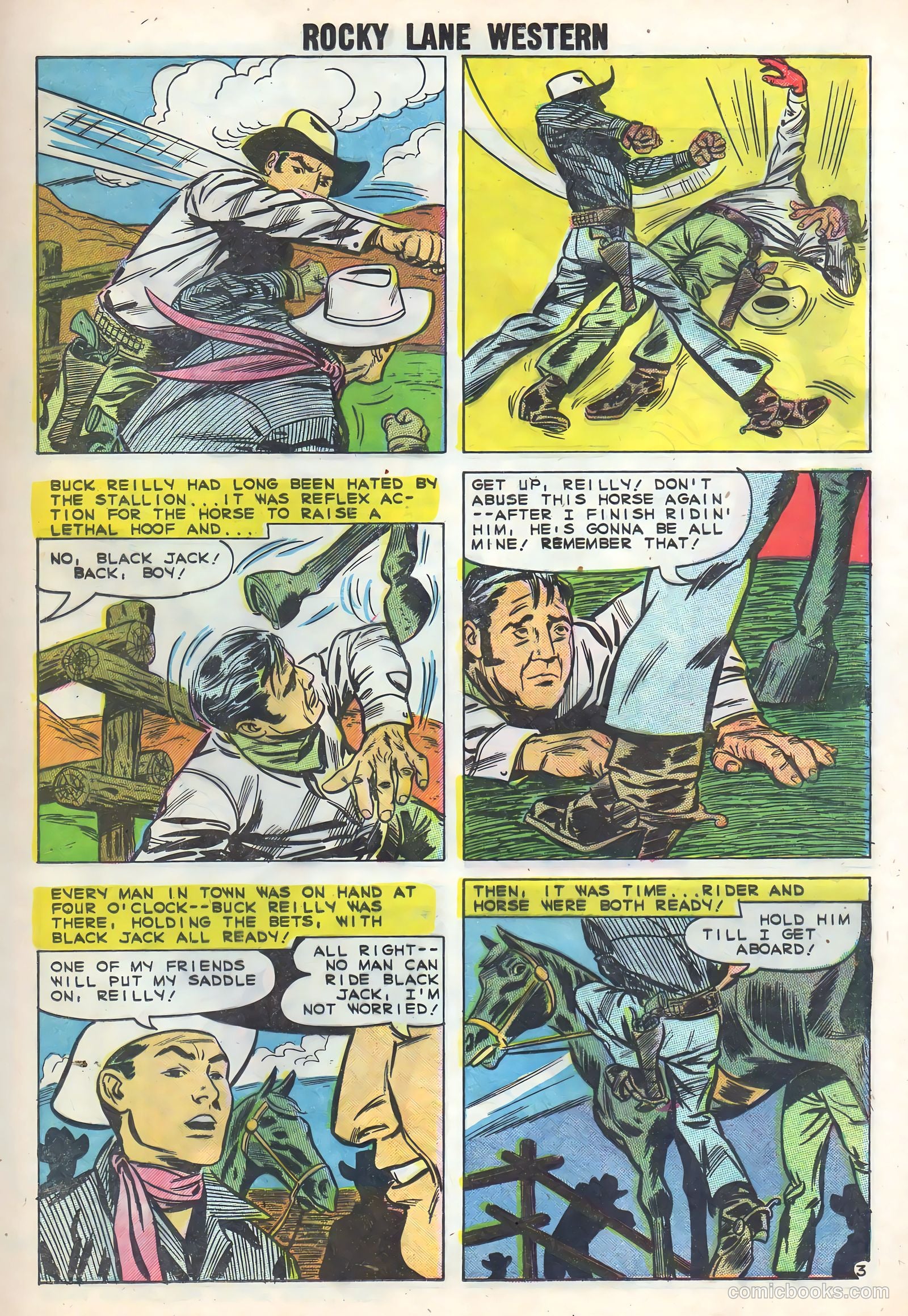 Rocky Lane Western #86 — page 13 of 36