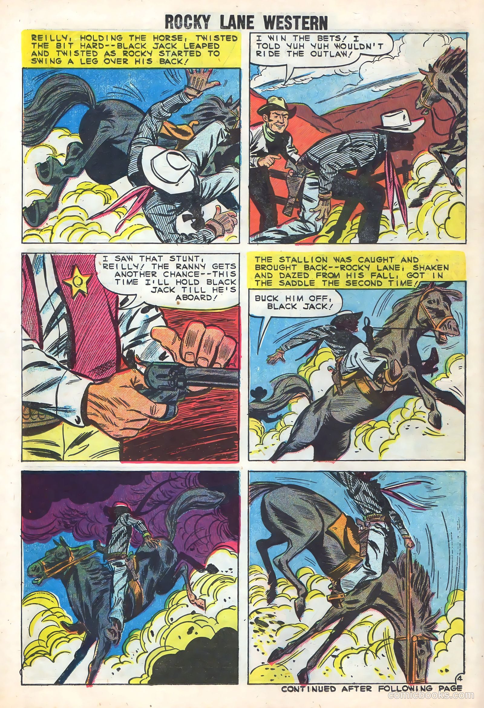 Rocky Lane Western #86 — page 14 of 36