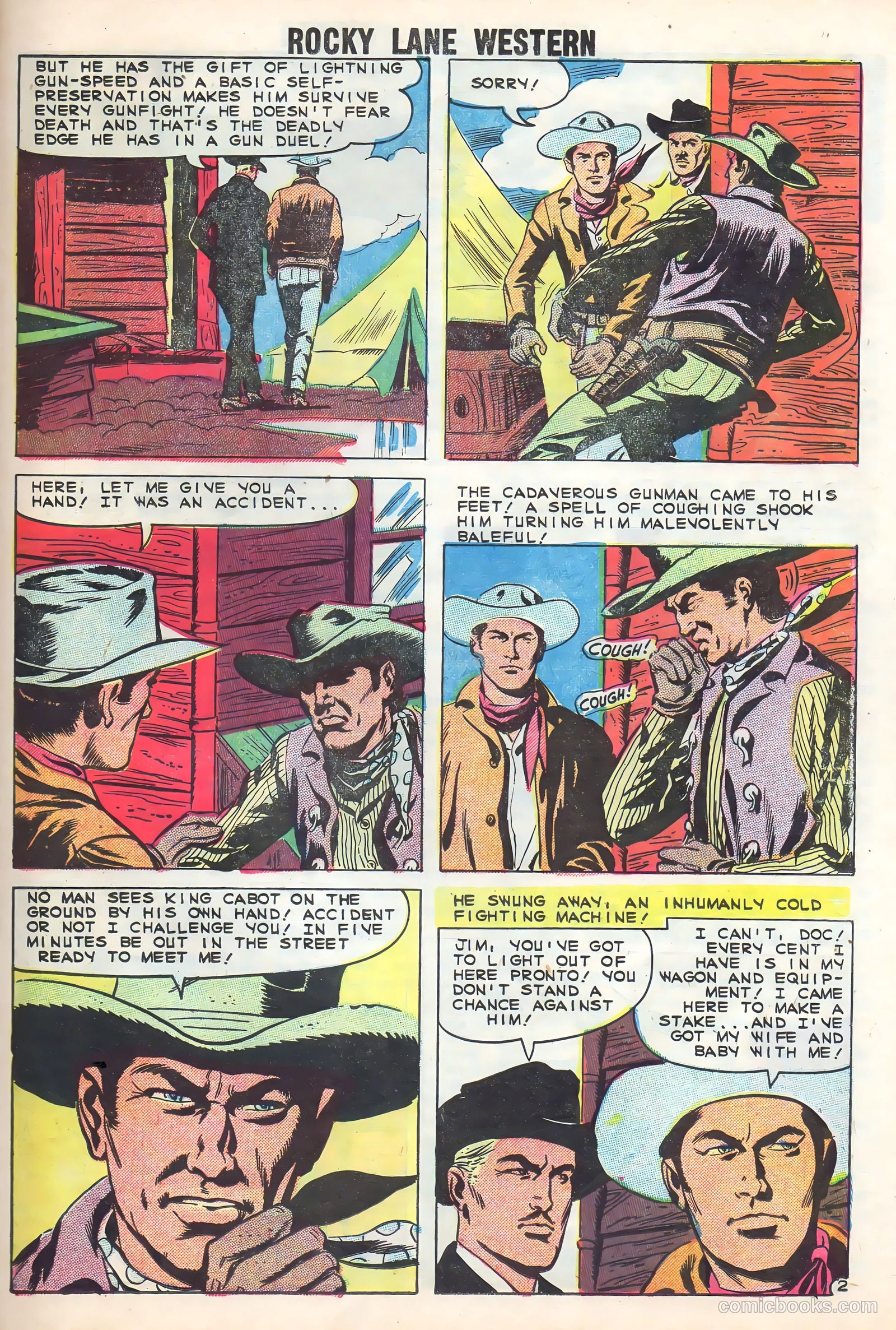 Rocky Lane Western #86 — page 23 of 36