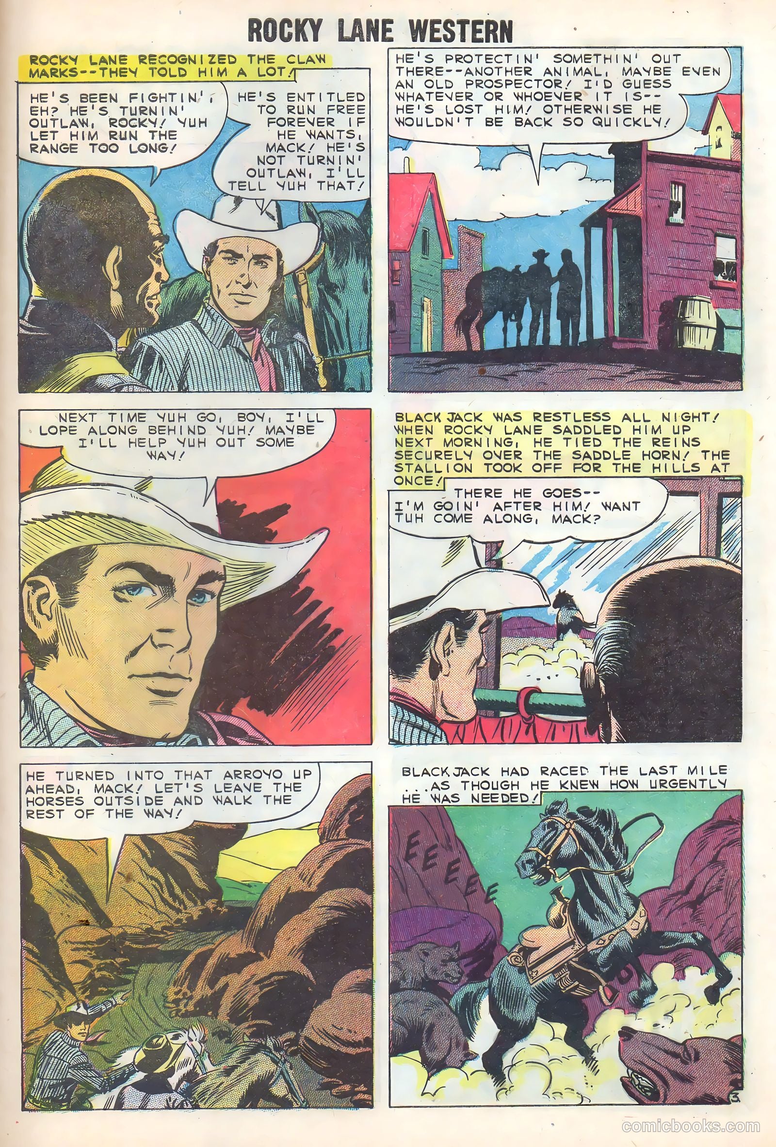 Rocky Lane Western #86 — page 29 of 36