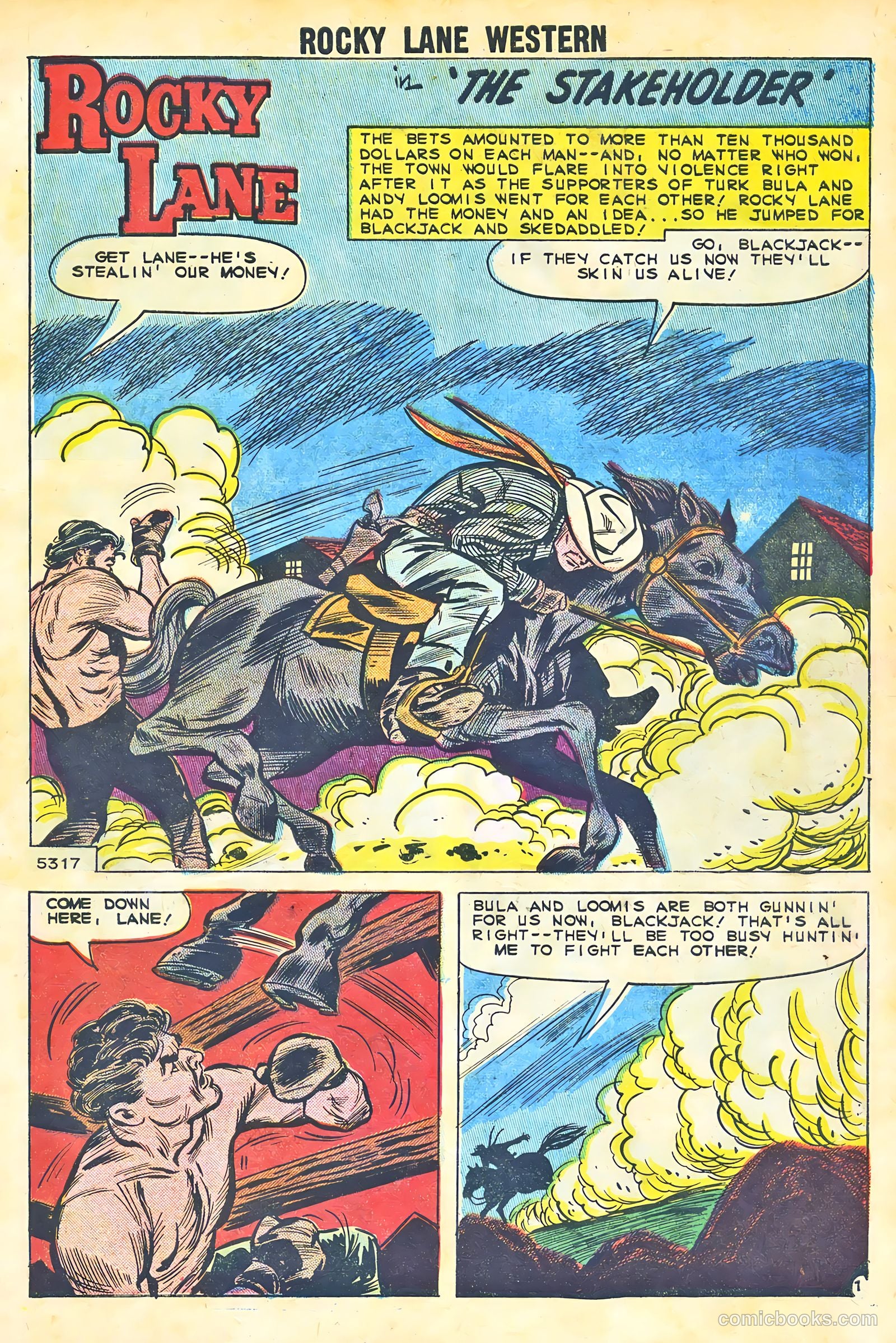 Rocky Lane Western #87 — page 3 of 36