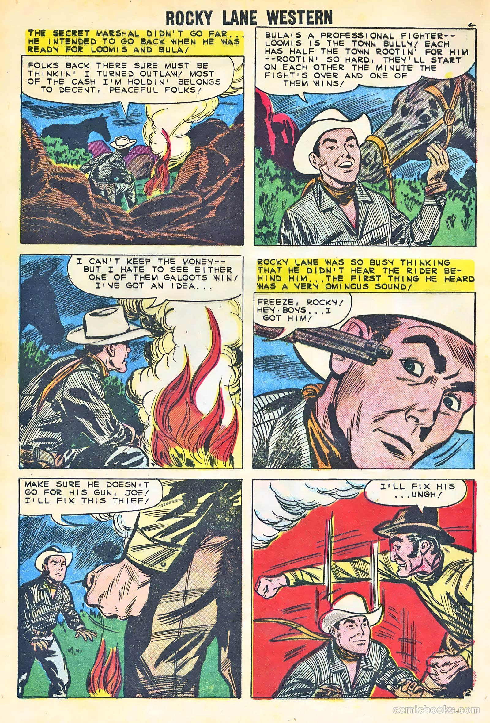 Rocky Lane Western #87 — page 4 of 36