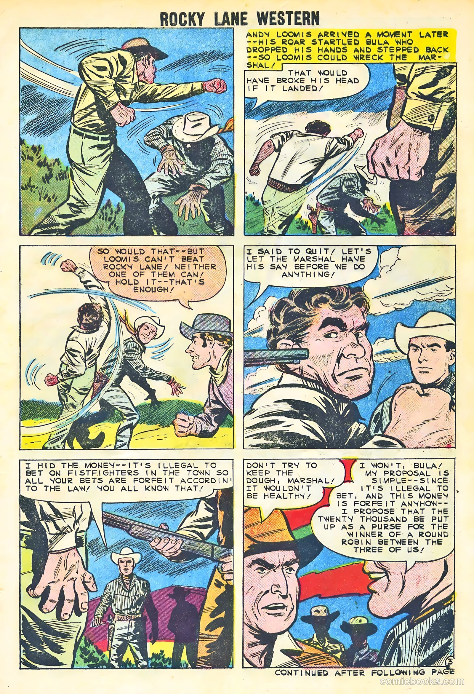 Rocky Lane Western #87 — page 5 of 36