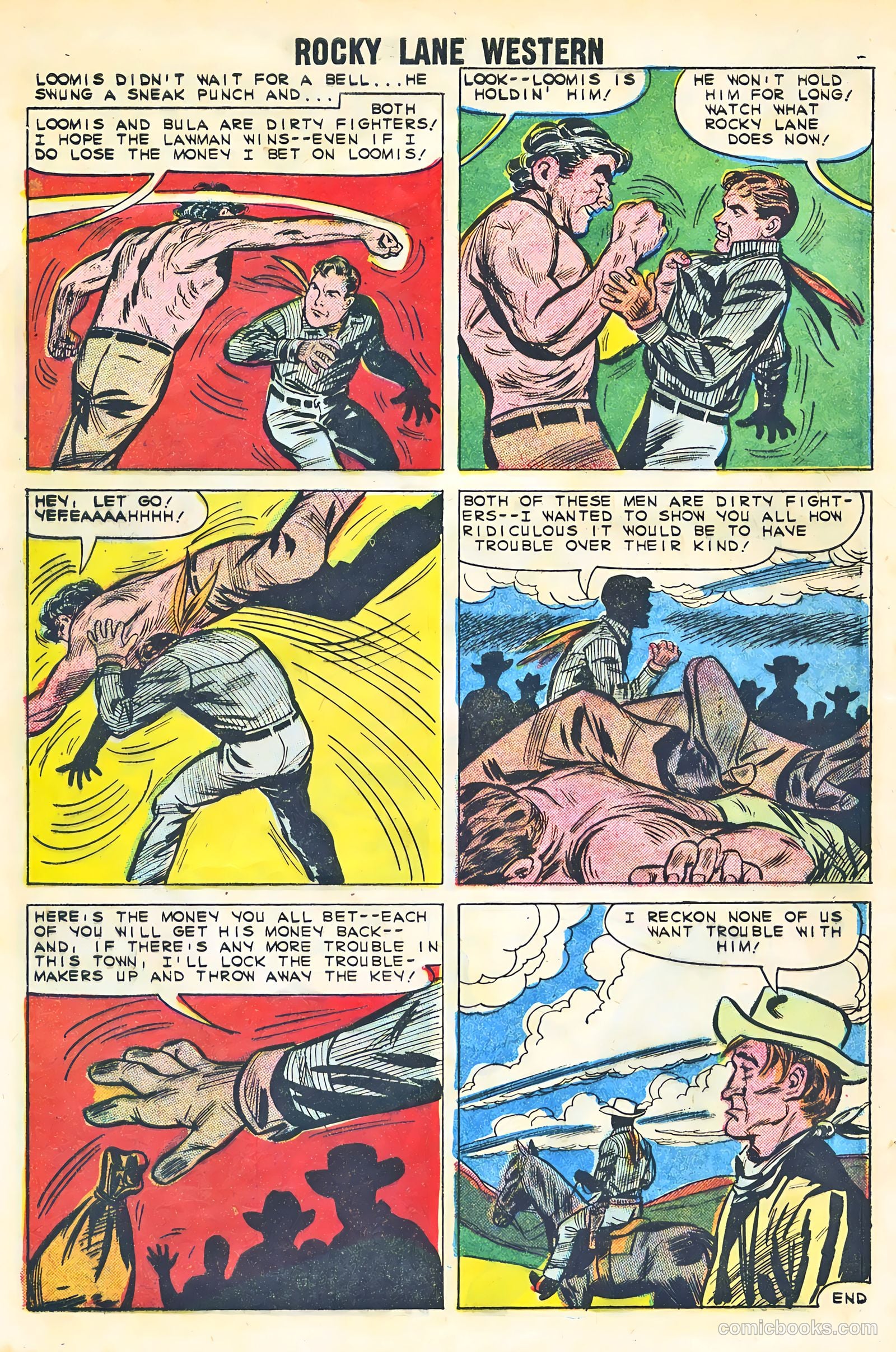 Rocky Lane Western #87 — page 8 of 36
