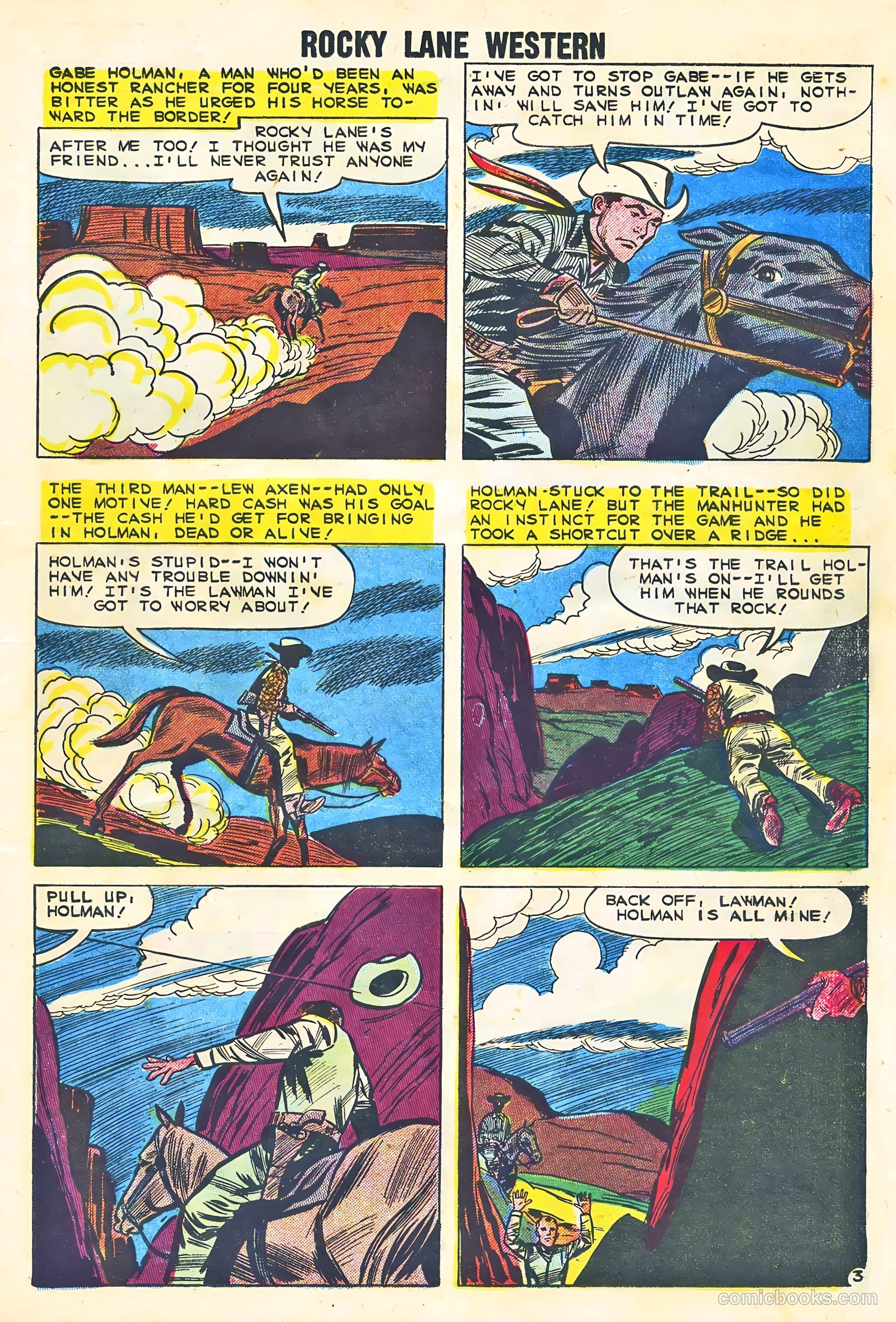 Rocky Lane Western #87 — page 11 of 36