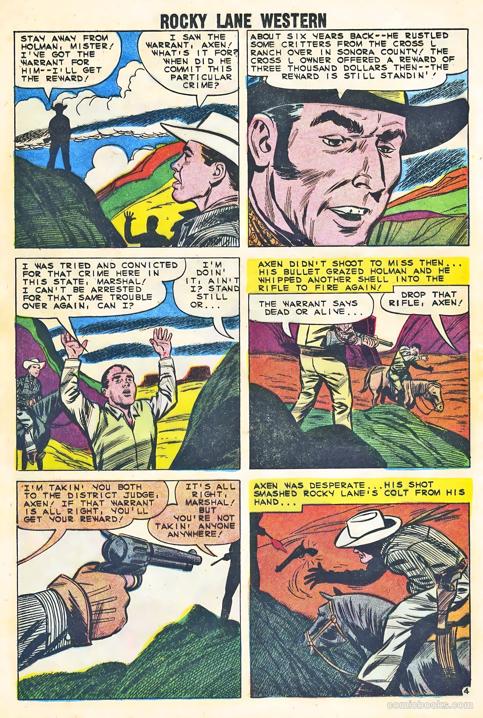 Rocky Lane Western #87 — page 12 of 36