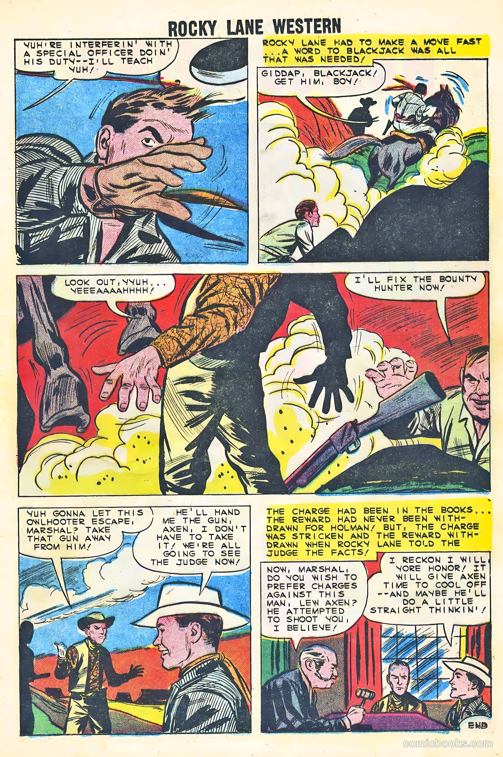 Rocky Lane Western #87 — page 13 of 36