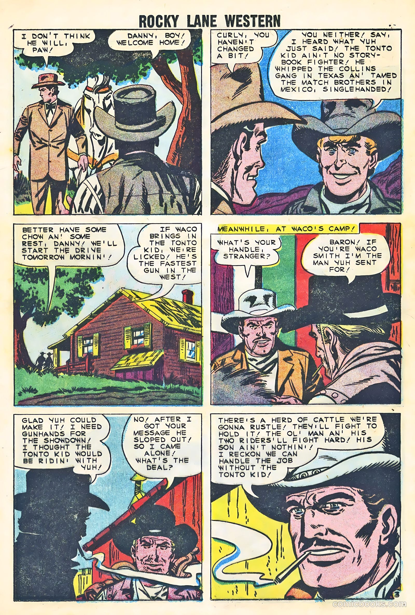 Rocky Lane Western #87 — page 17 of 36
