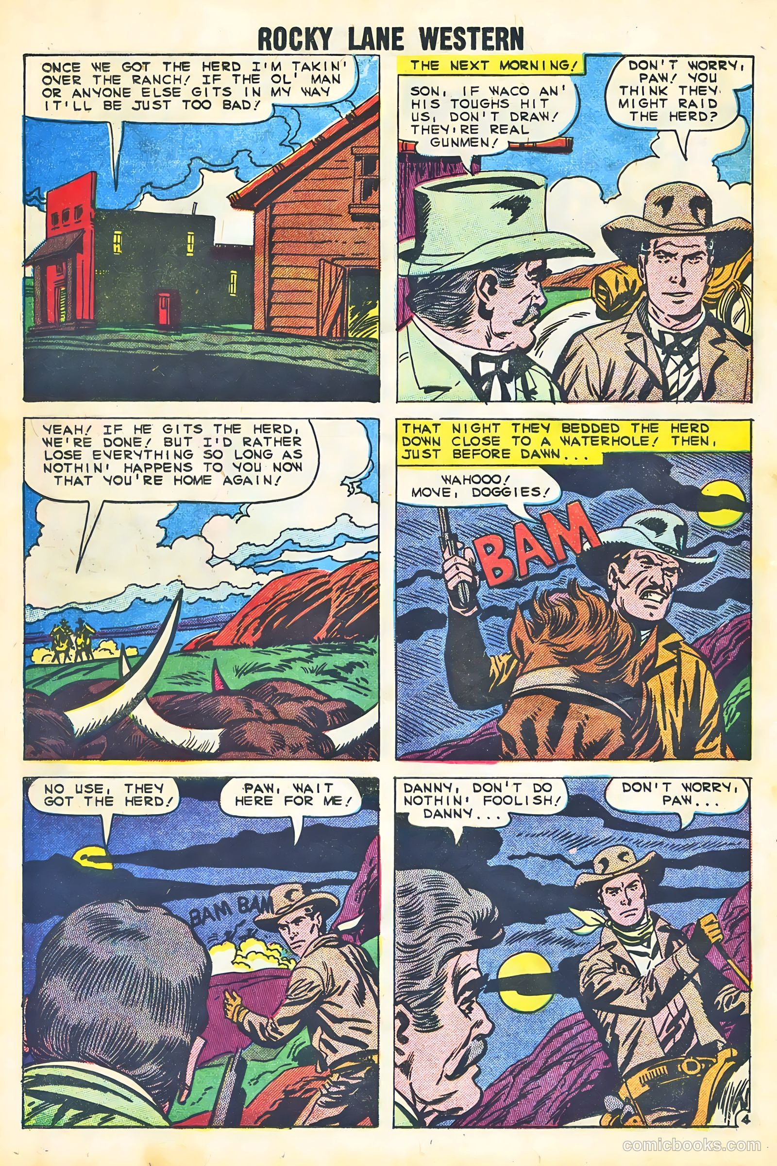 Rocky Lane Western #87 — page 18 of 36