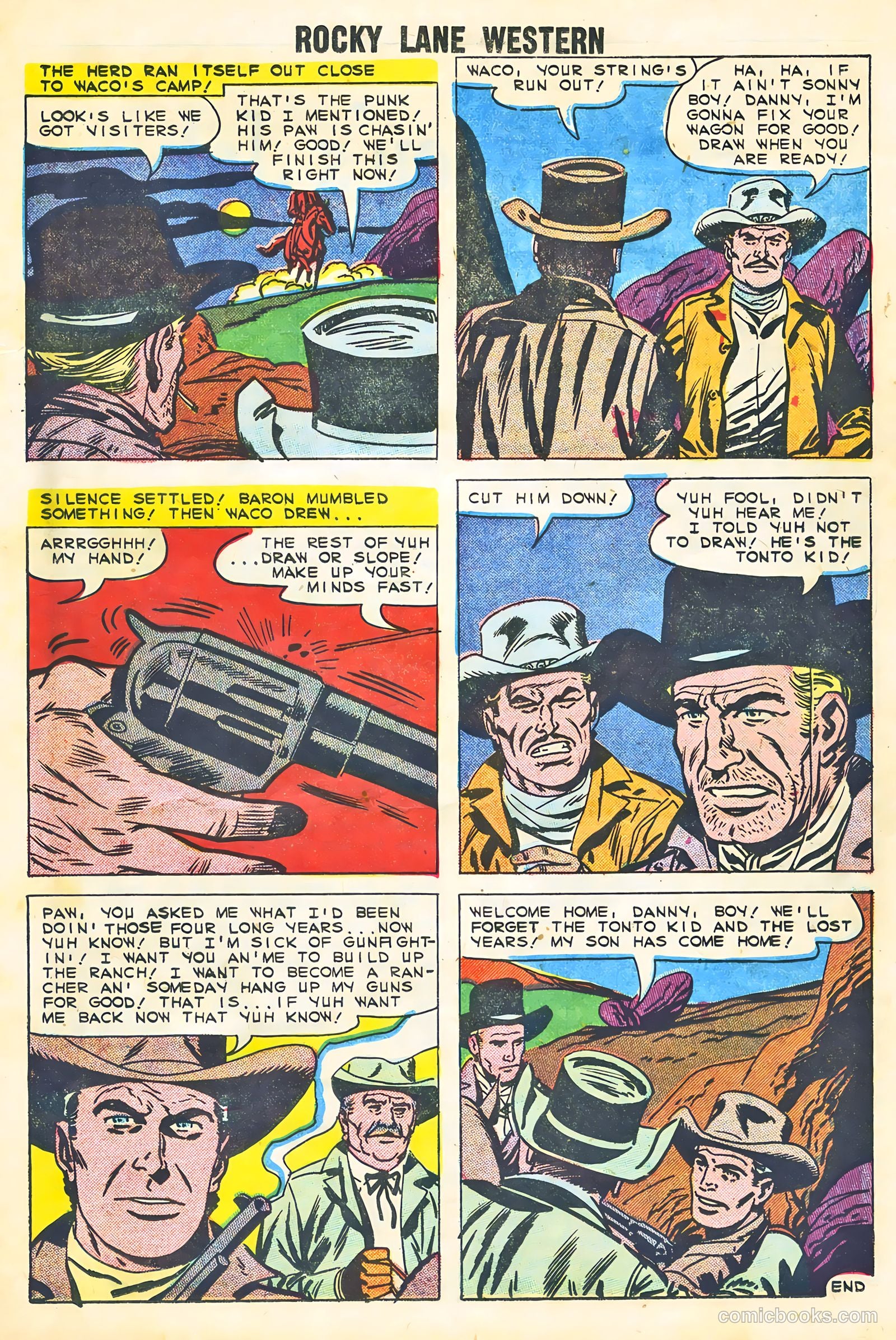 Rocky Lane Western #87 — page 19 of 36