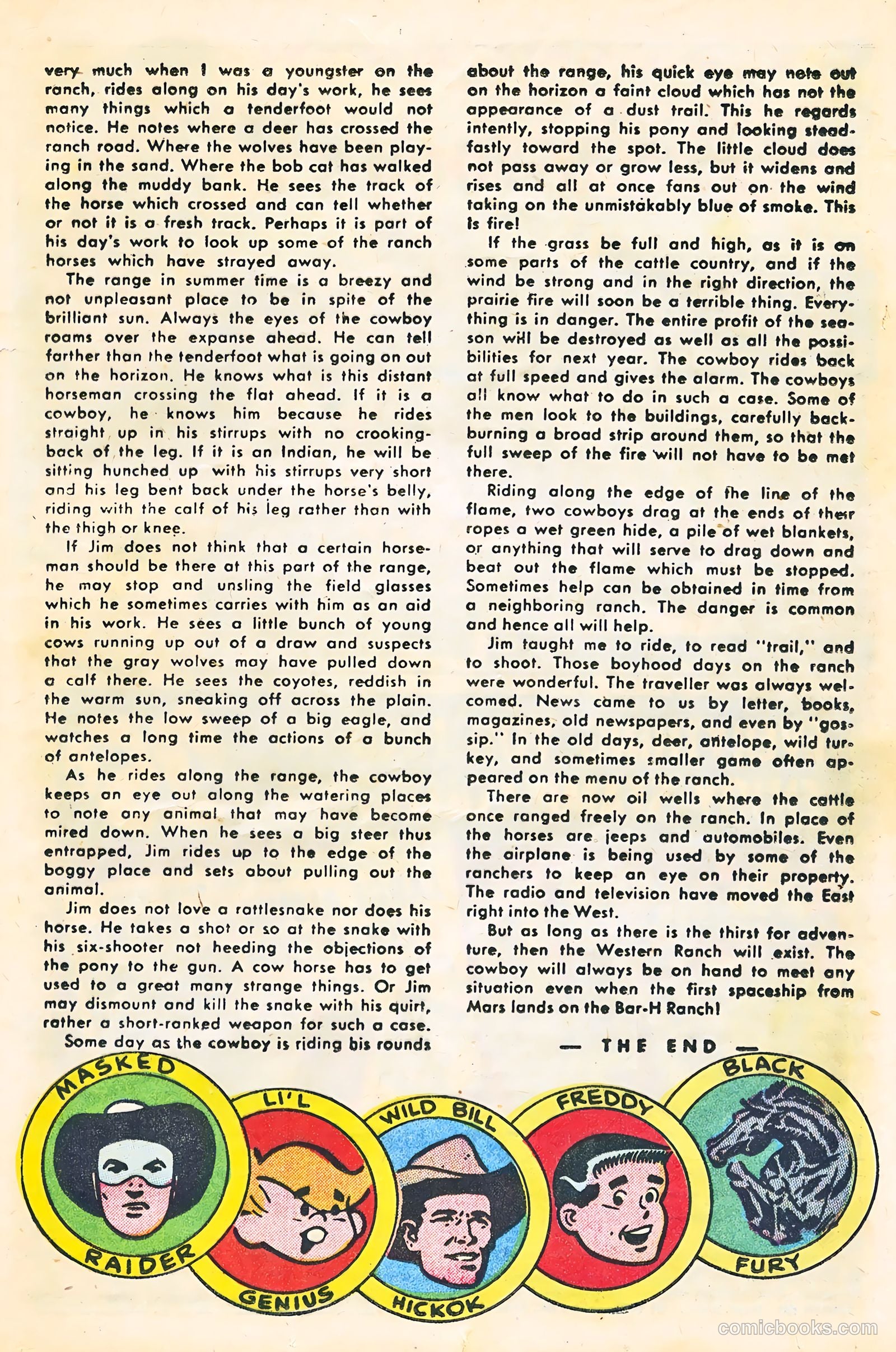 Rocky Lane Western #87 — page 21 of 36