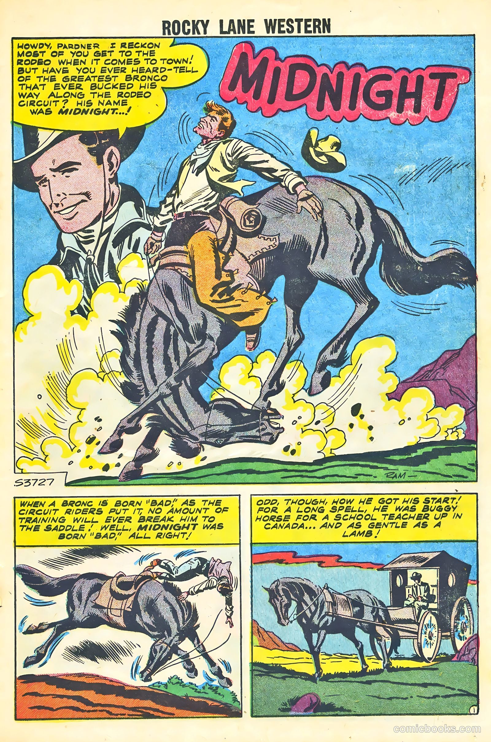 Rocky Lane Western #87 — page 23 of 36
