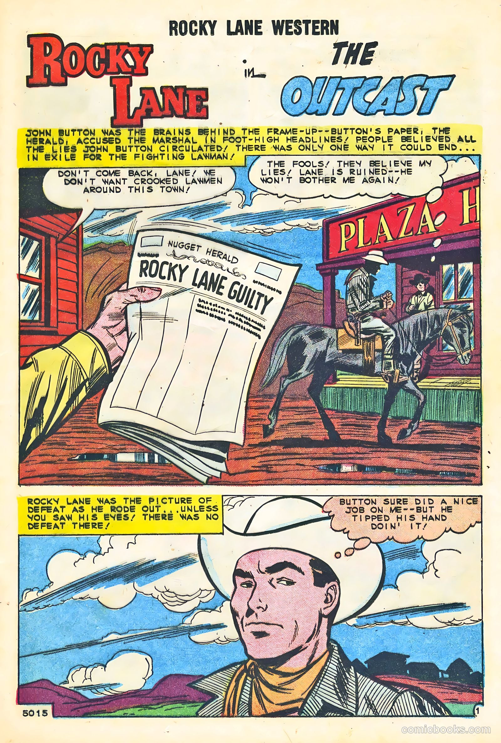 Rocky Lane Western #87 — page 25 of 36