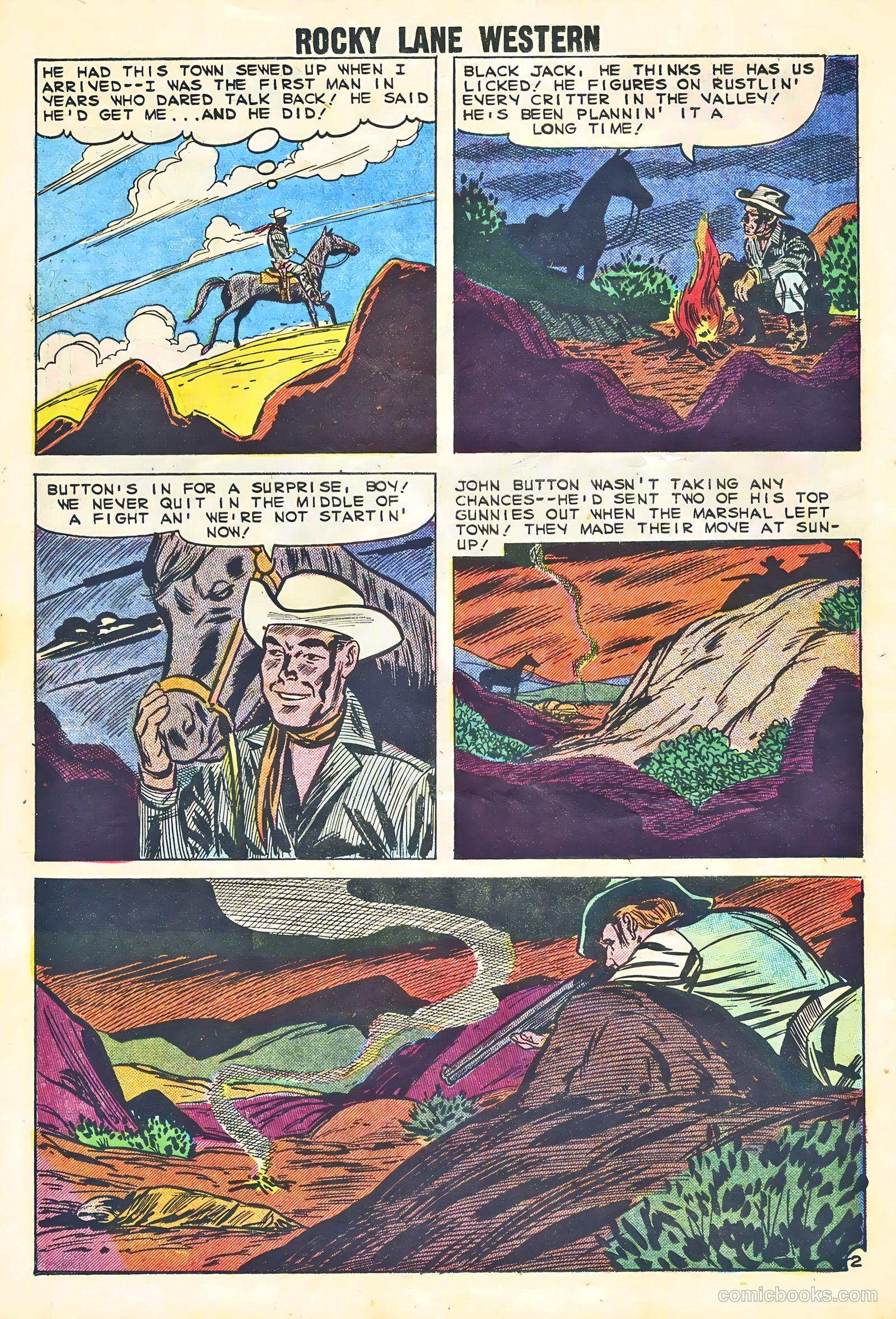 Rocky Lane Western #87 — page 26 of 36