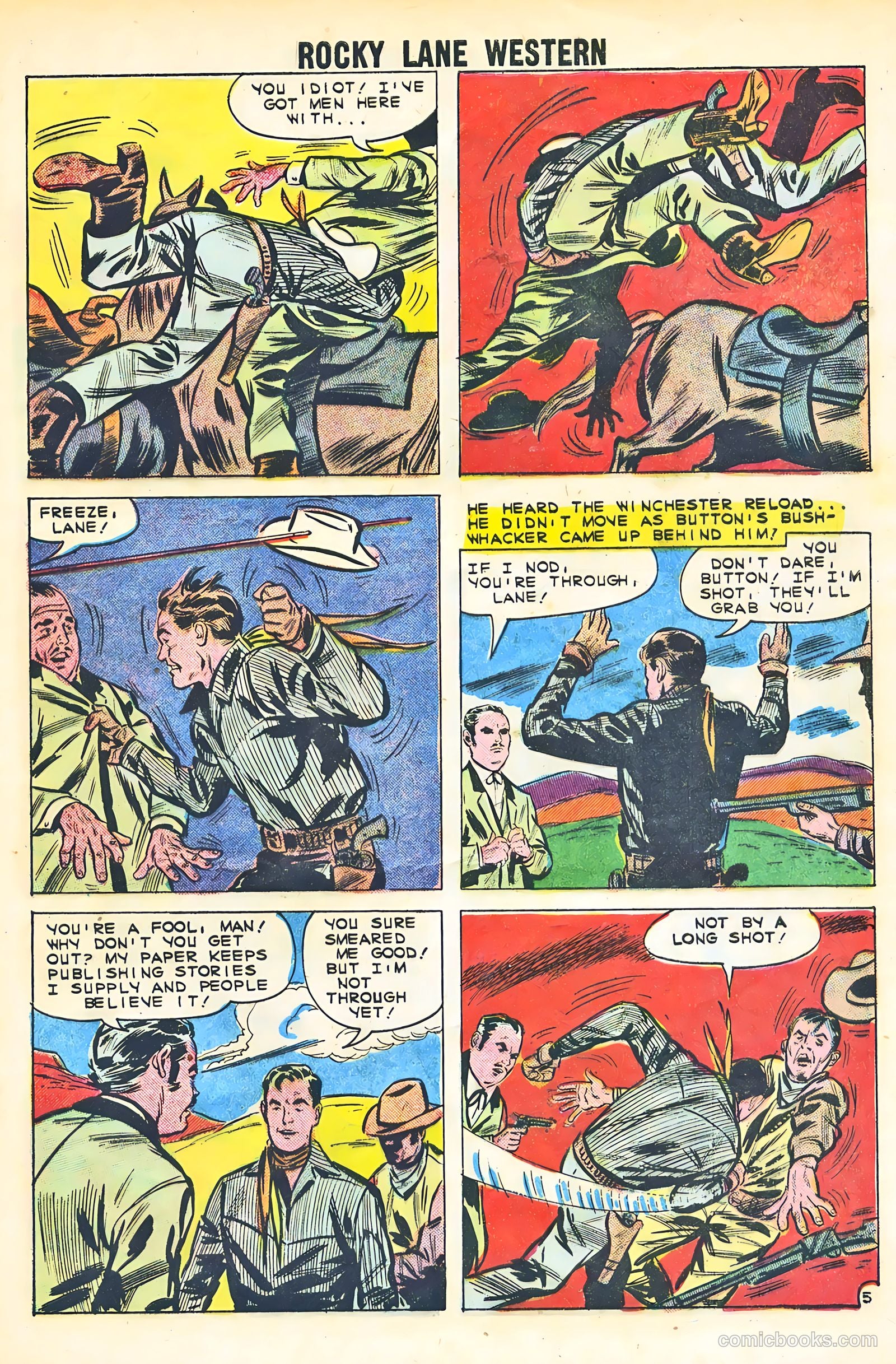 Rocky Lane Western #87 — page 29 of 36