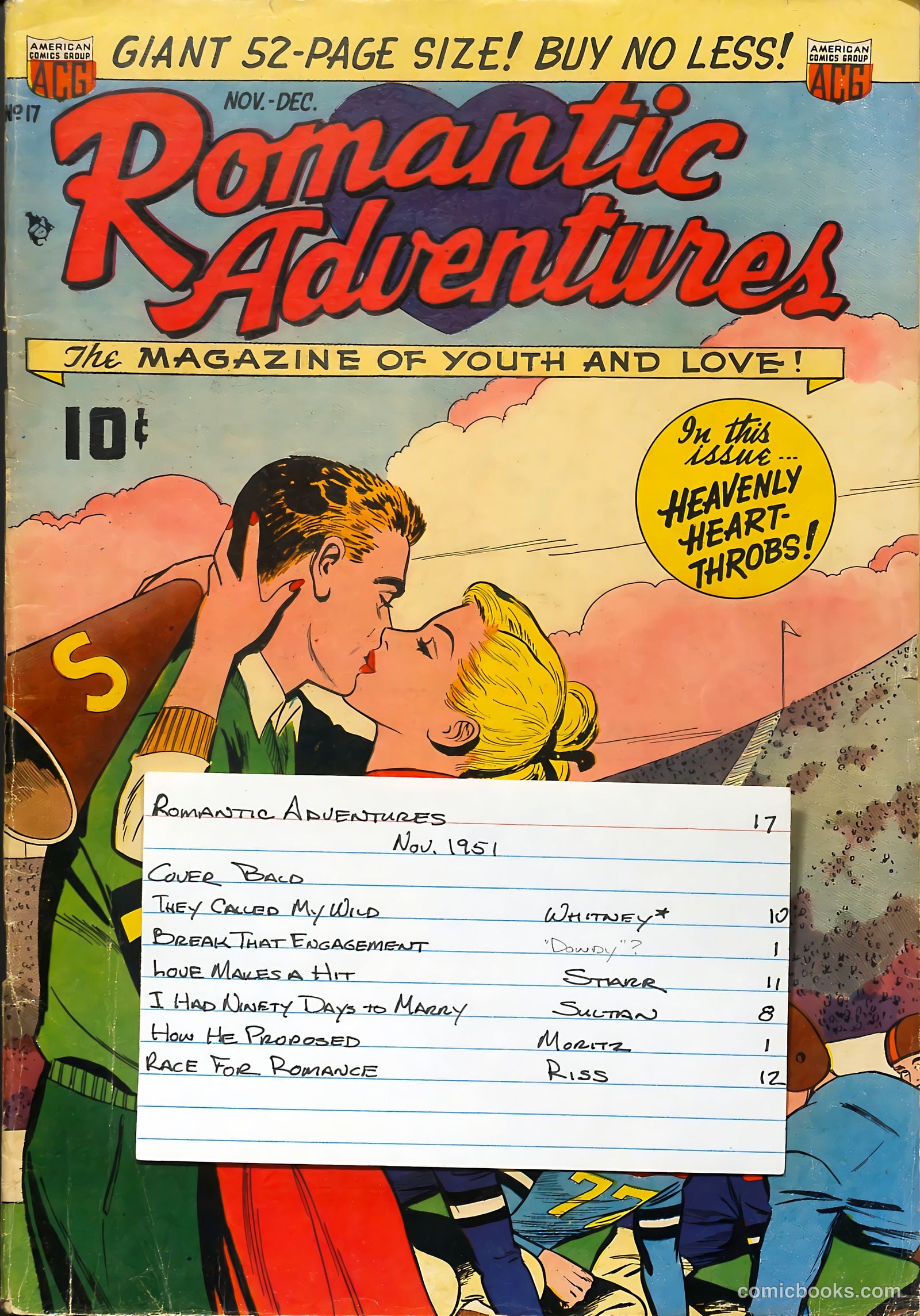 Romantic Adventures #17 — page 53 of 53
