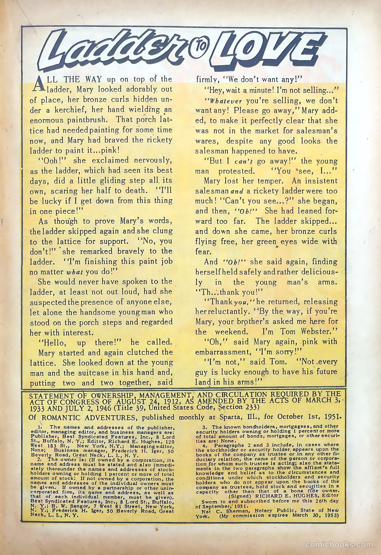Romantic Adventures #19 — page 29 of 52