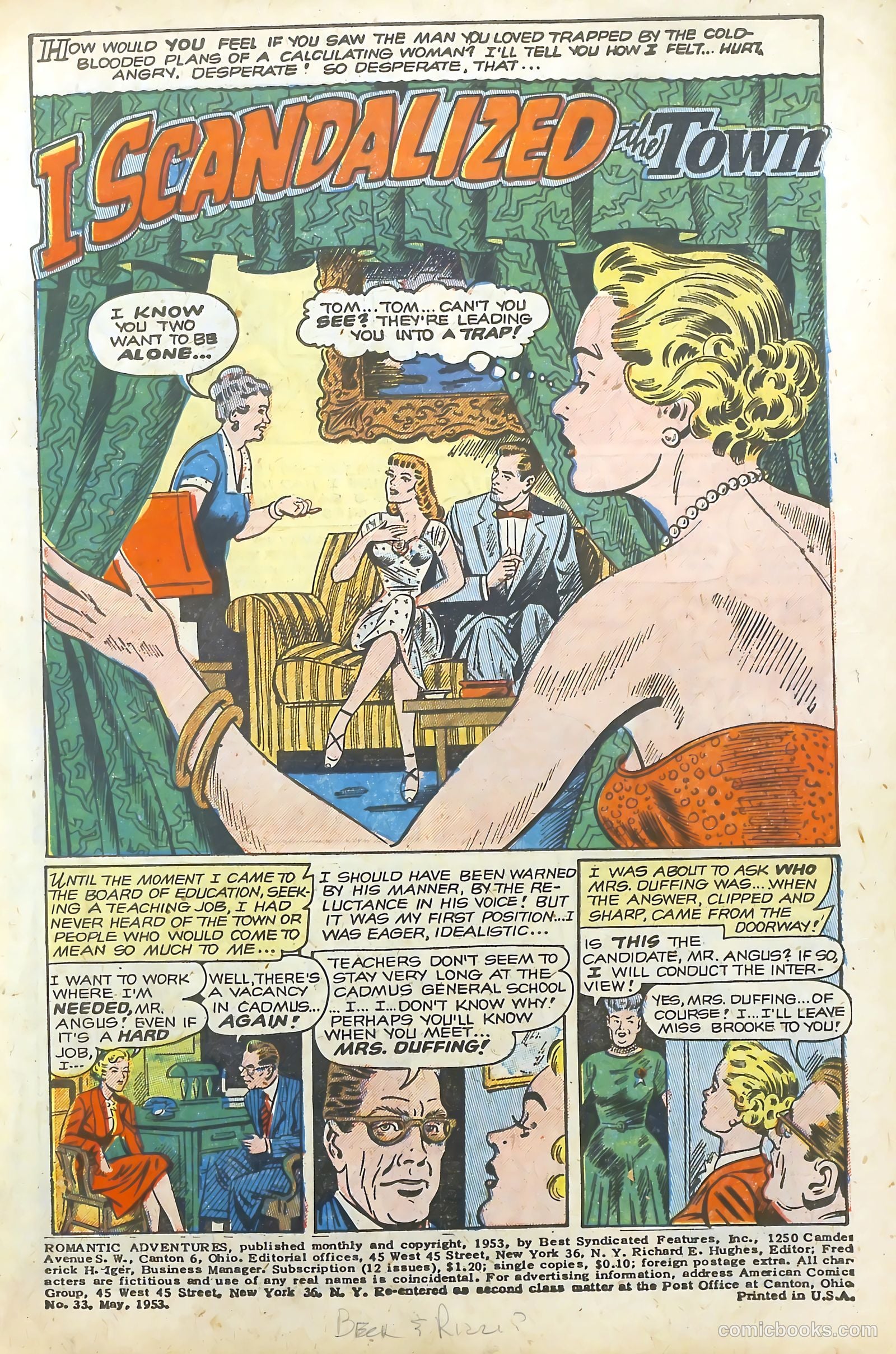 Romantic Adventures #33 — page 3 of 37