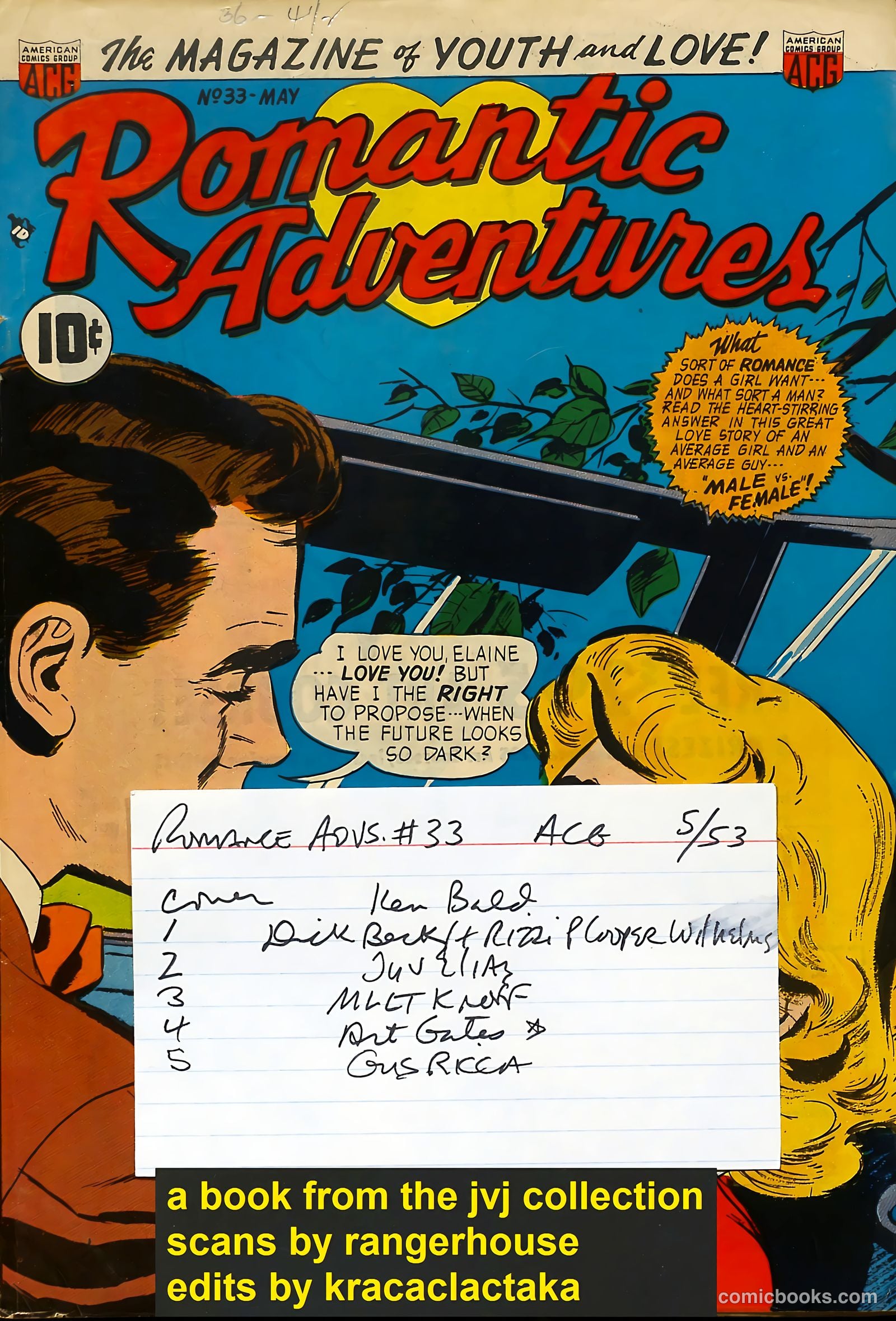 Romantic Adventures #33 — page 37 of 37