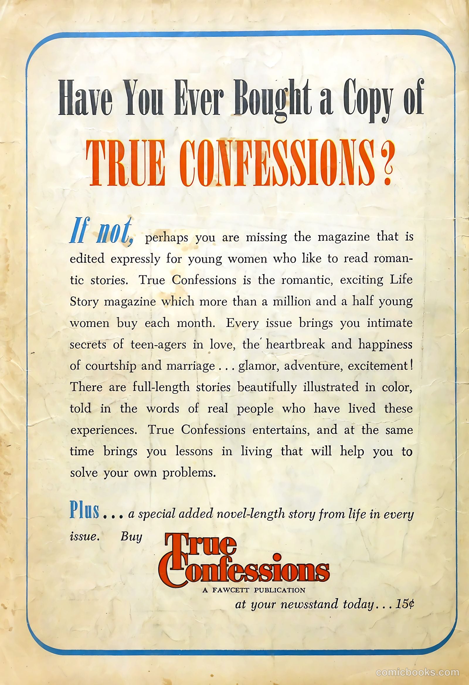 Romantic Secrets #13 — page 37 of 37