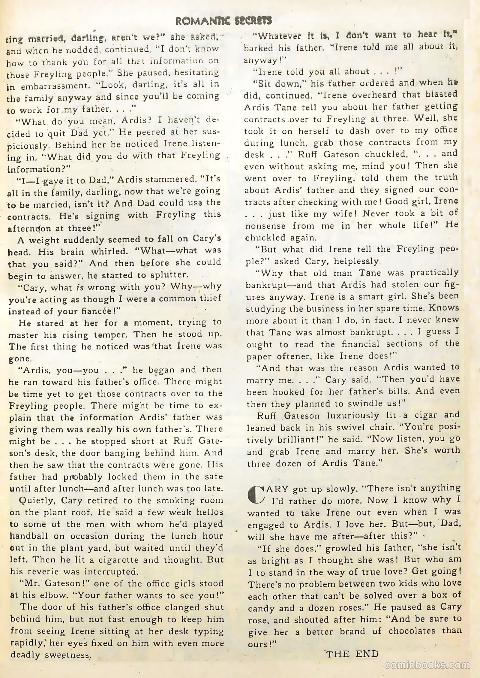 Romantic Secrets #16 — page 25 of 36