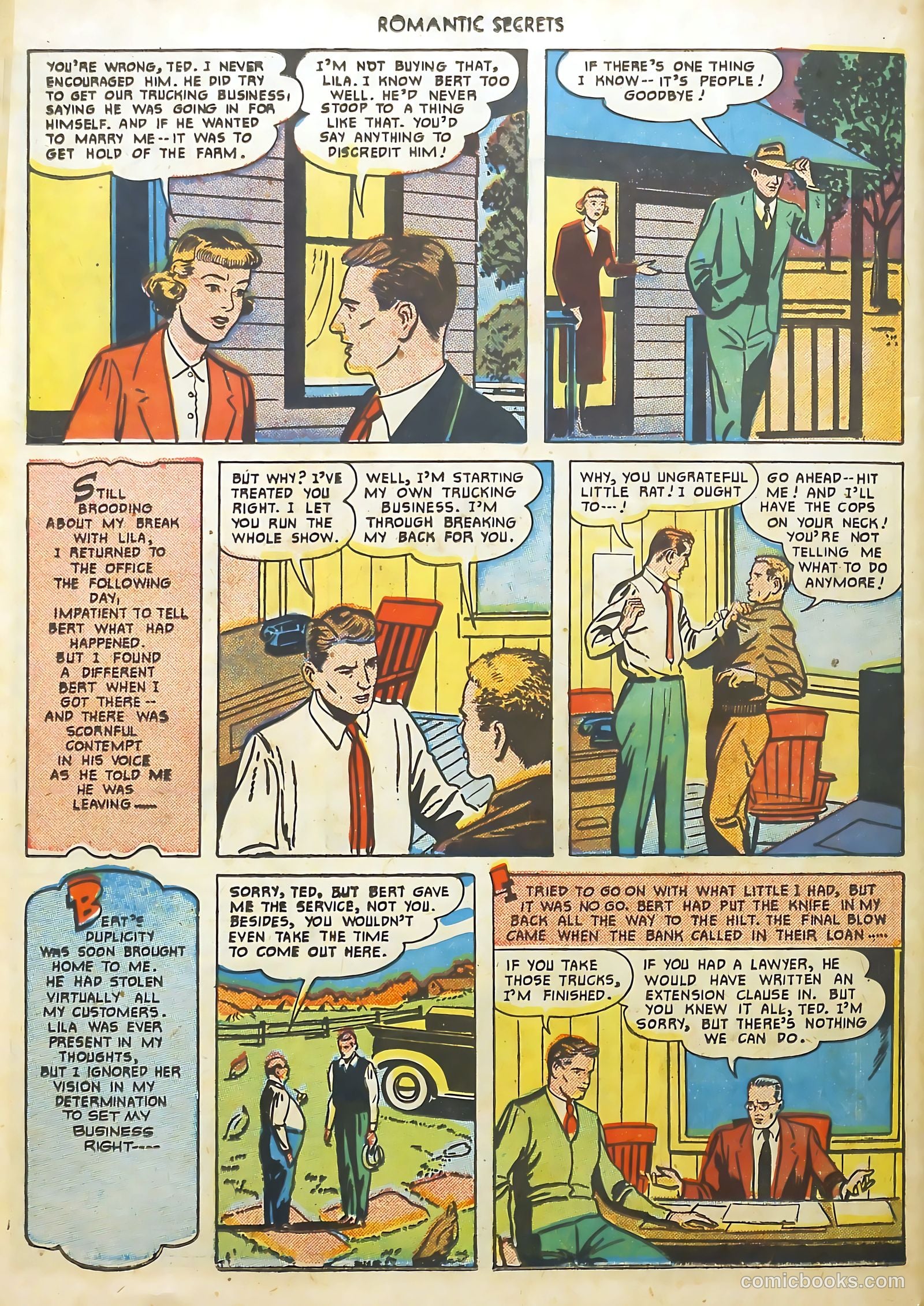 Romantic Secrets #16 — page 32 of 36