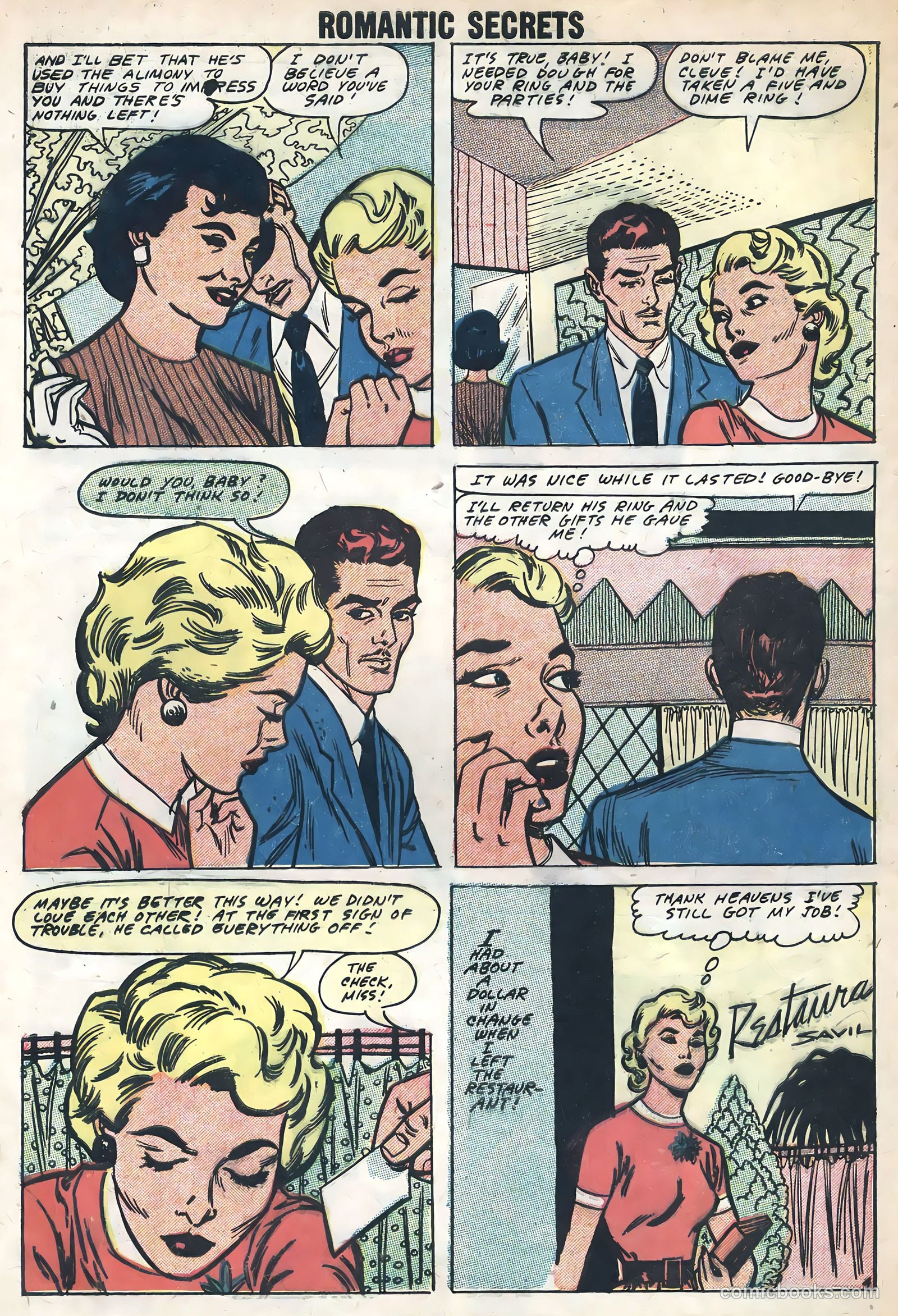 Romantic Secrets #16 — page 28 of 36