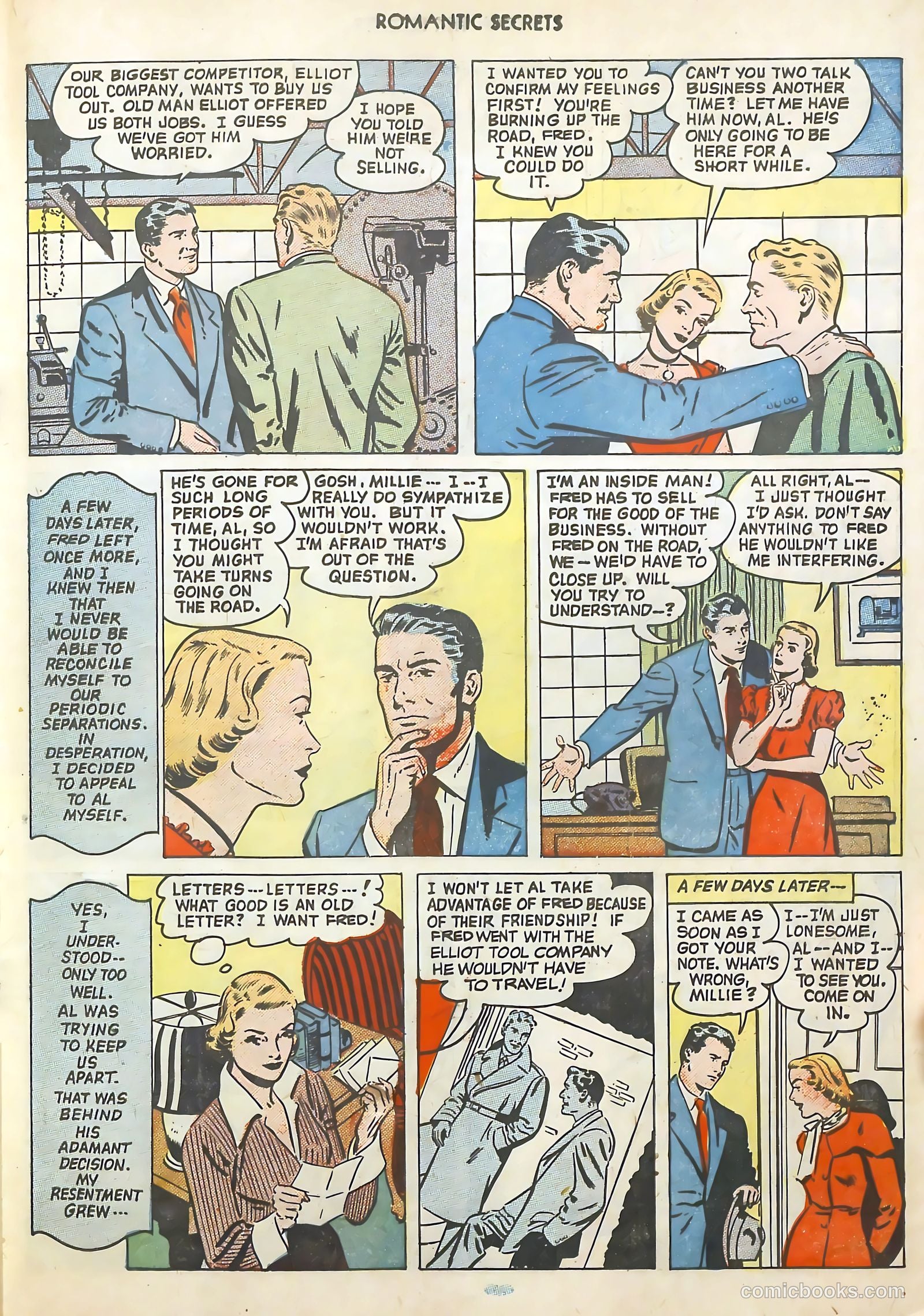 Romantic Secrets #18 — page 19 of 36