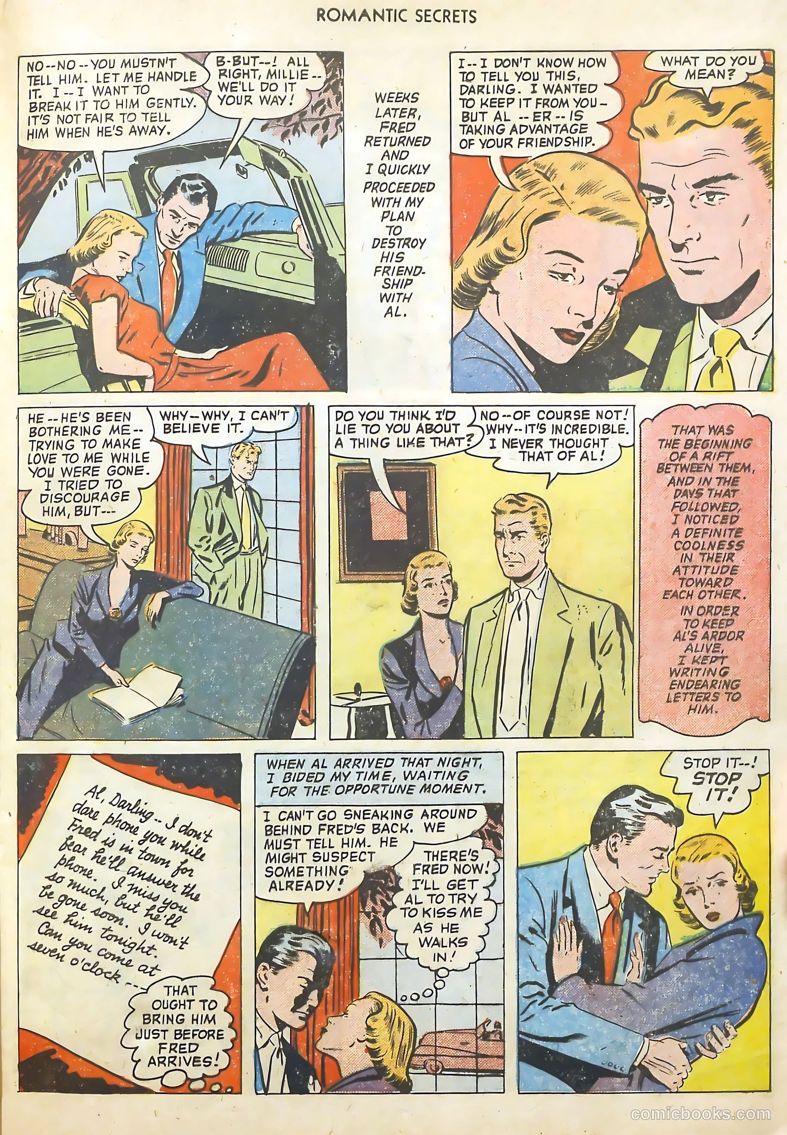 Romantic Secrets #18 — page 21 of 36