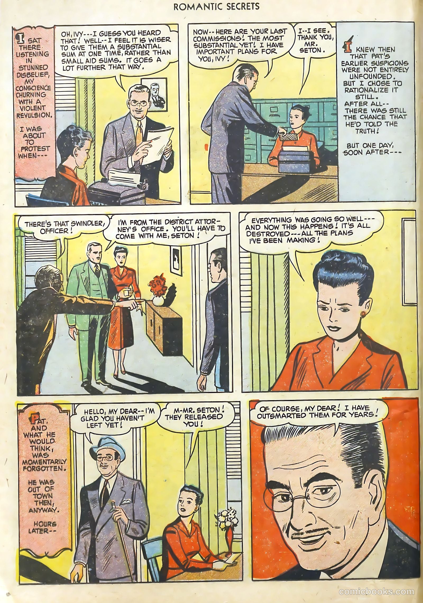 Romantic Secrets #18 — page 32 of 36