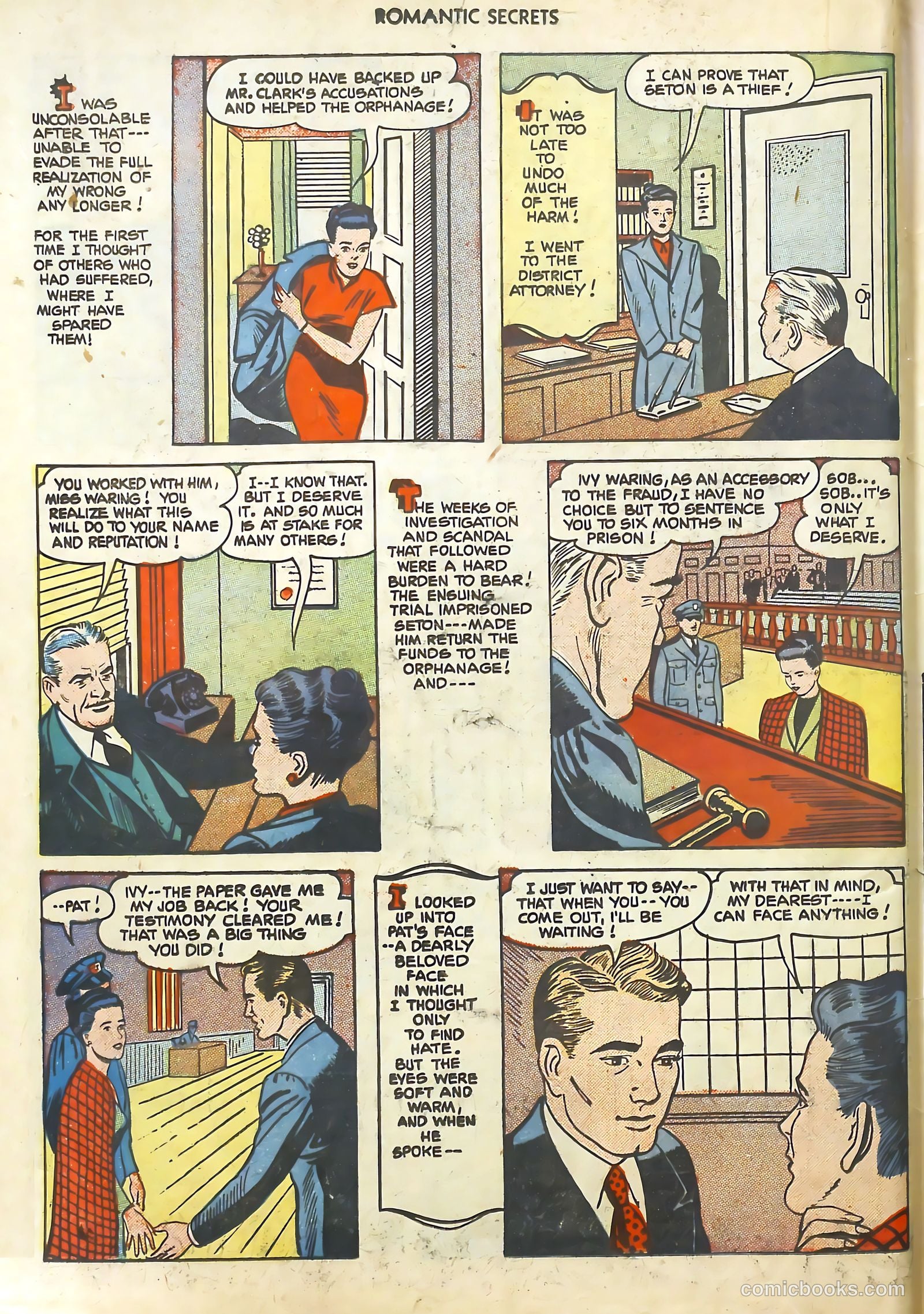 Romantic Secrets #18 — page 34 of 36