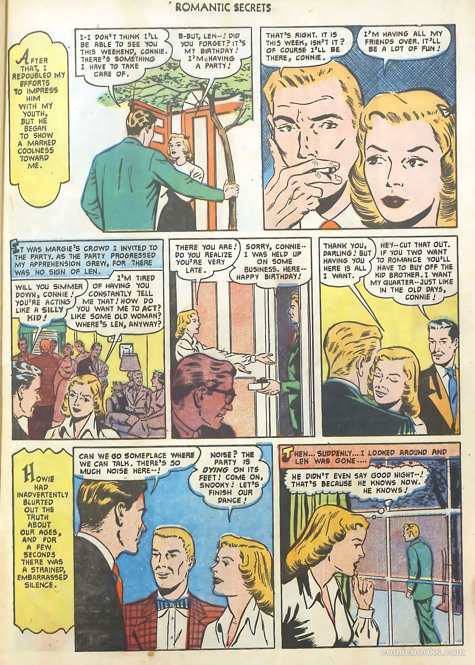 Romantic Secrets #19 — page 21 of 36