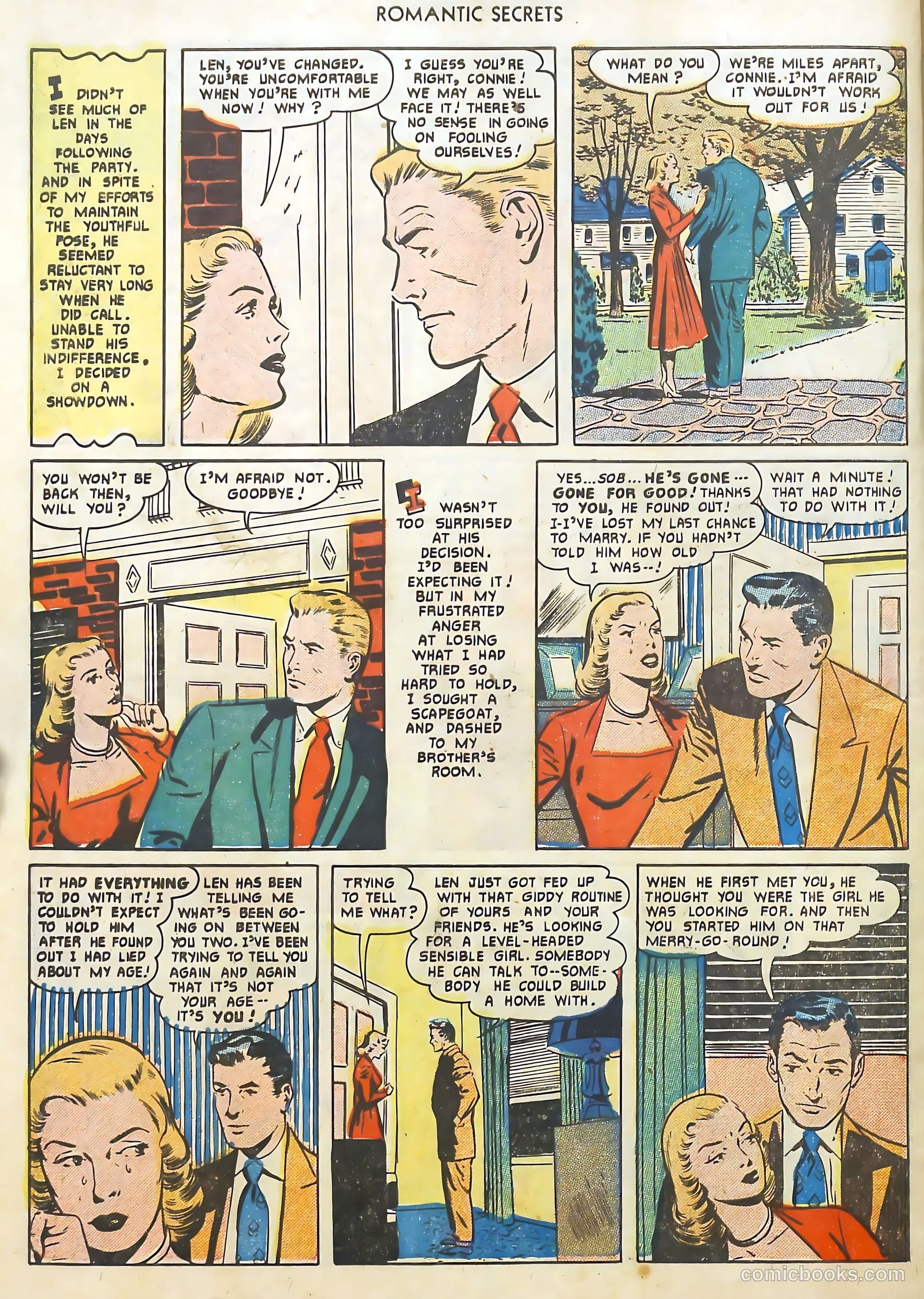 Romantic Secrets #19 — page 22 of 36