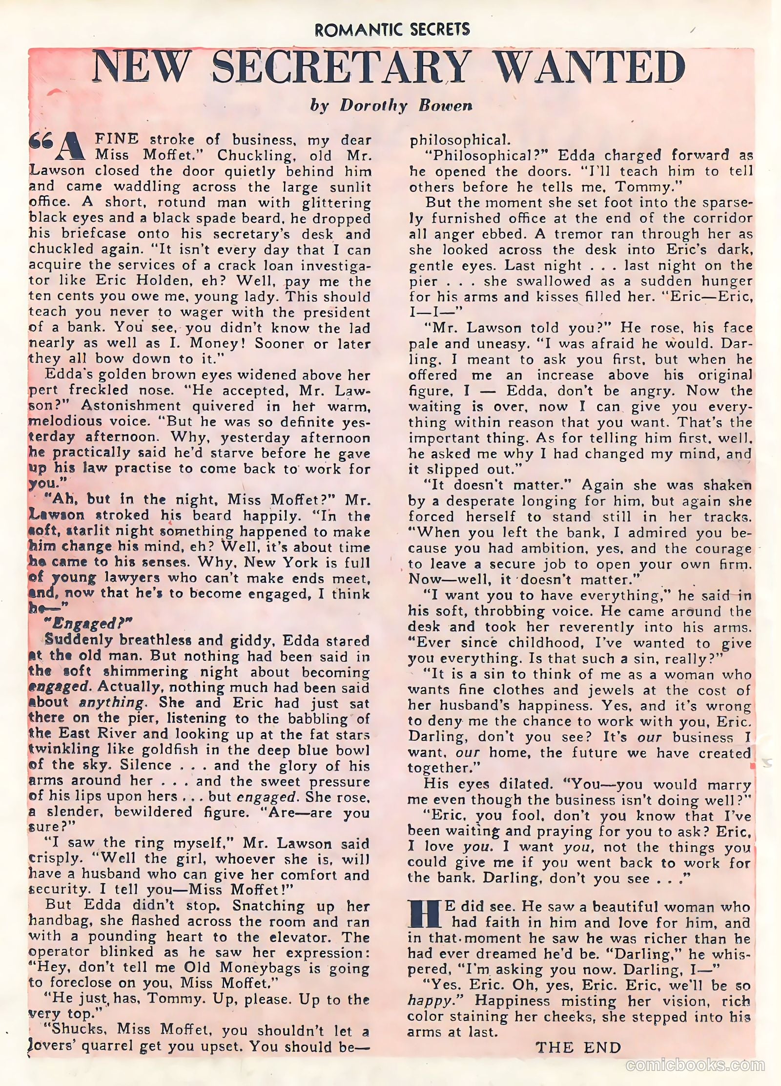 Romantic Secrets #2 — page 30 of 52