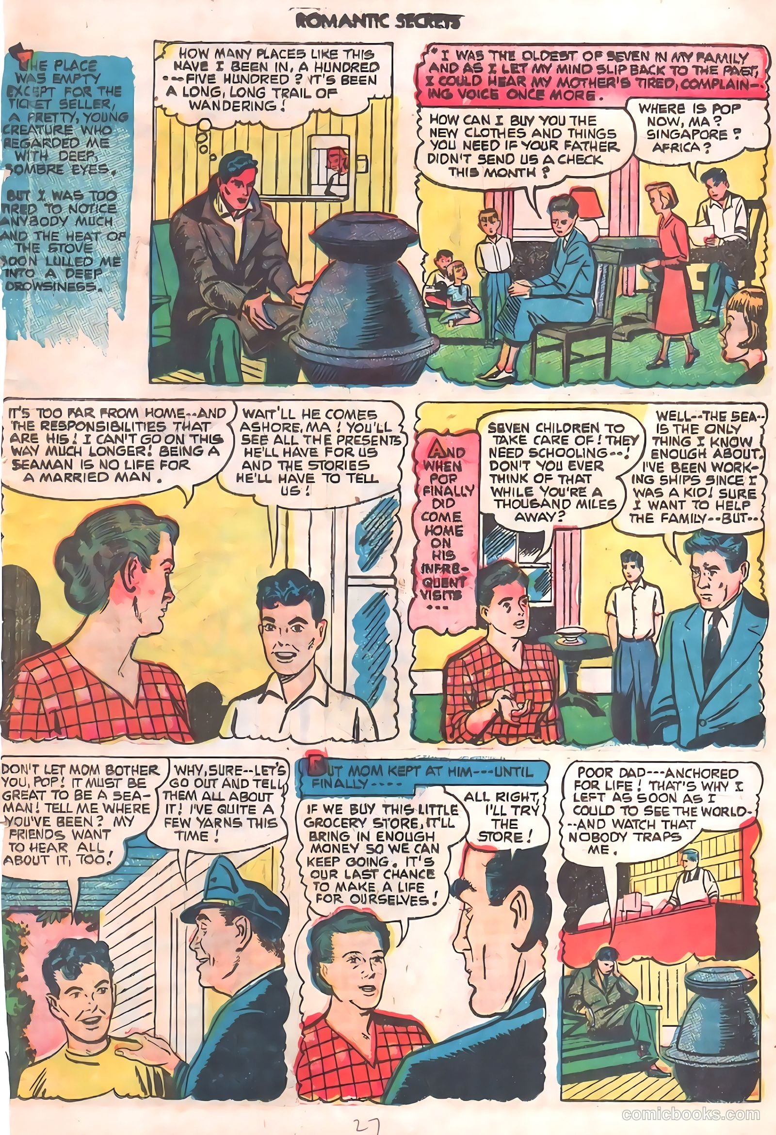 Romantic Secrets #22 — page 27 of 36