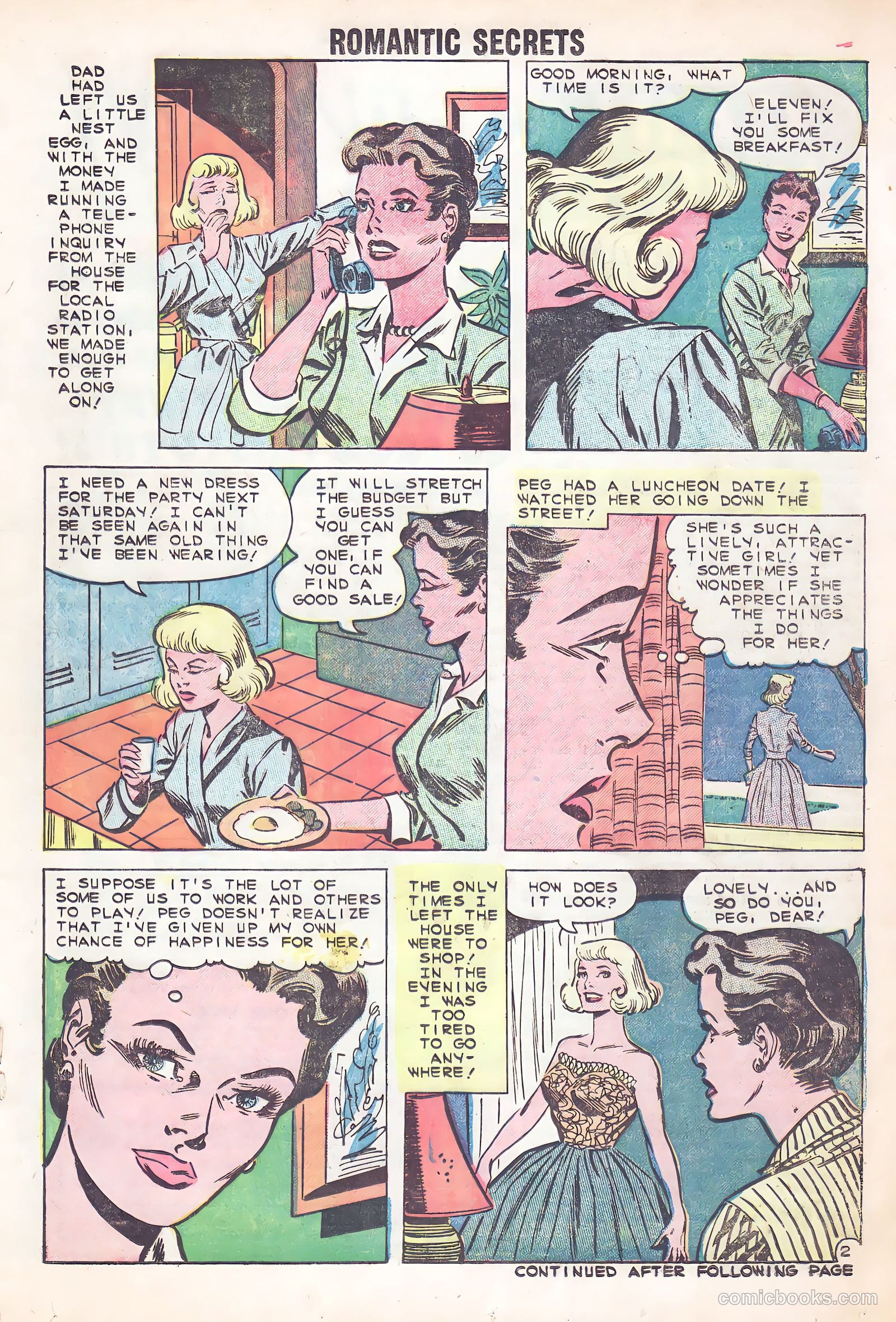 Romantic Secrets #23 — page 21 of 36